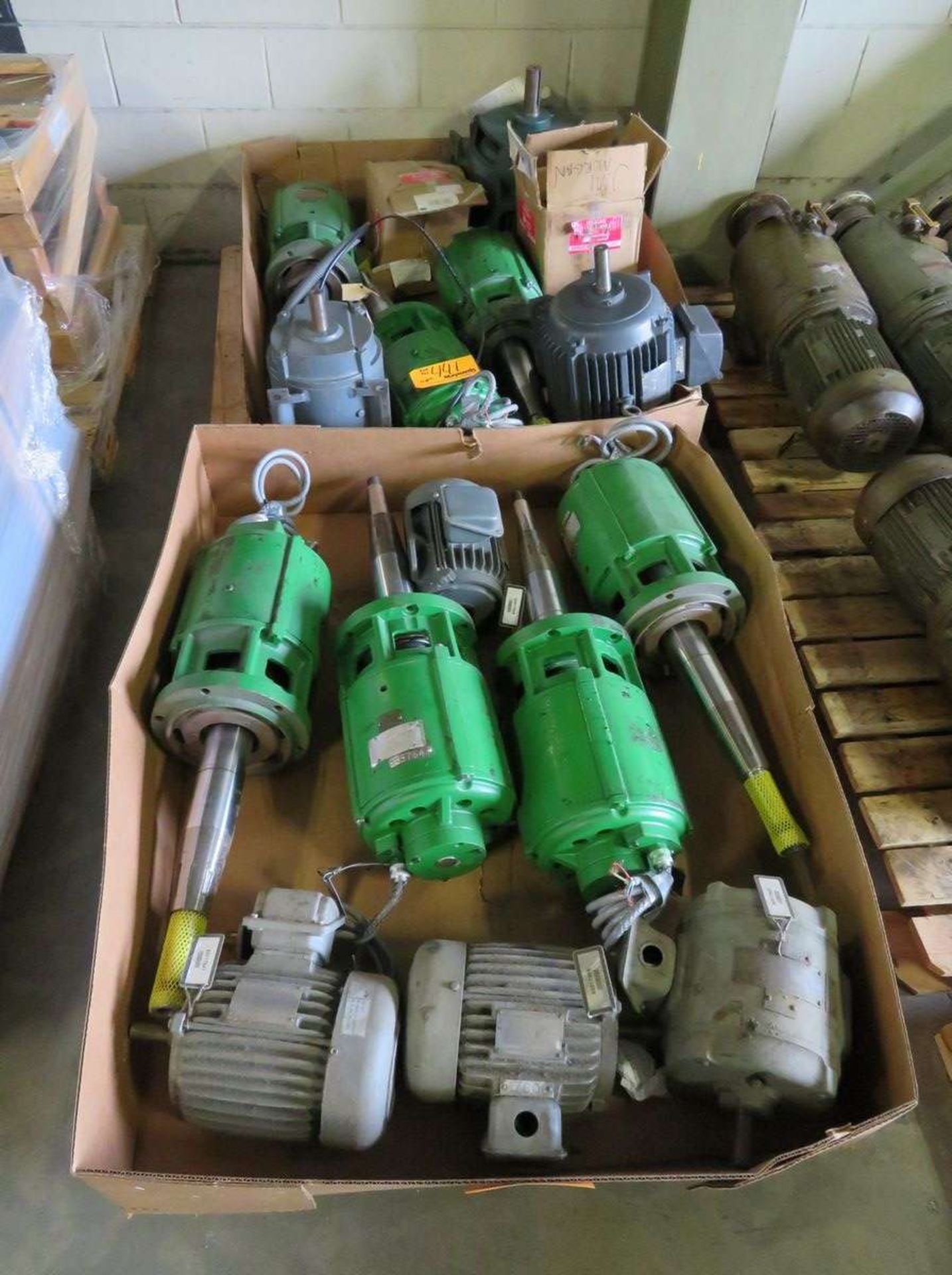 (3) Pallets of Motors