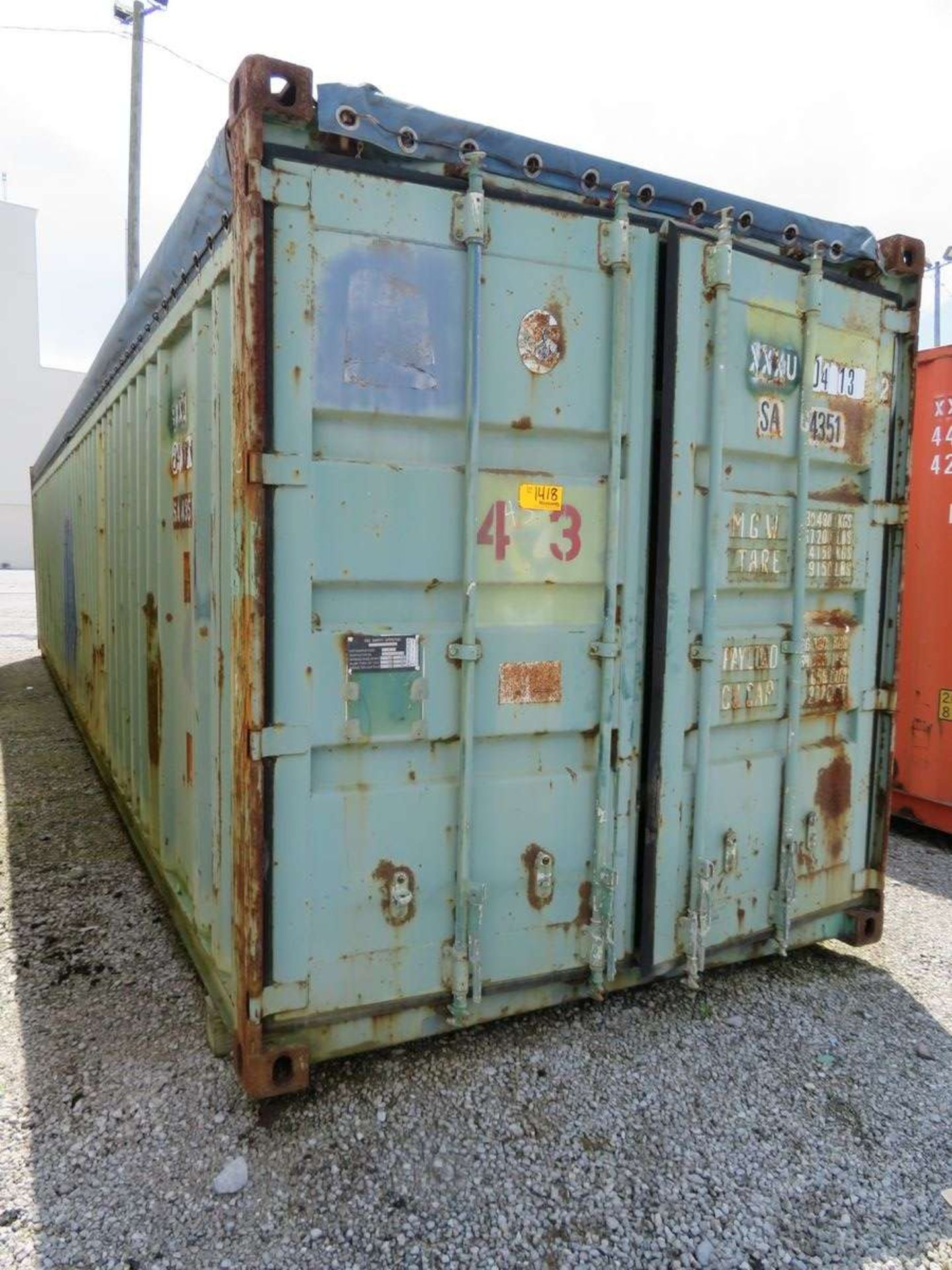 1995 40' Tarp Top Shipping Container