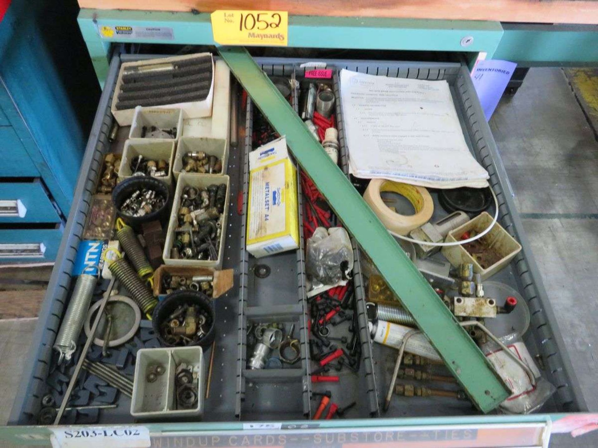 Stanley Vidmar Heavy Duty 6-Drawer Parts Cabinet - Bild 2 aus 2