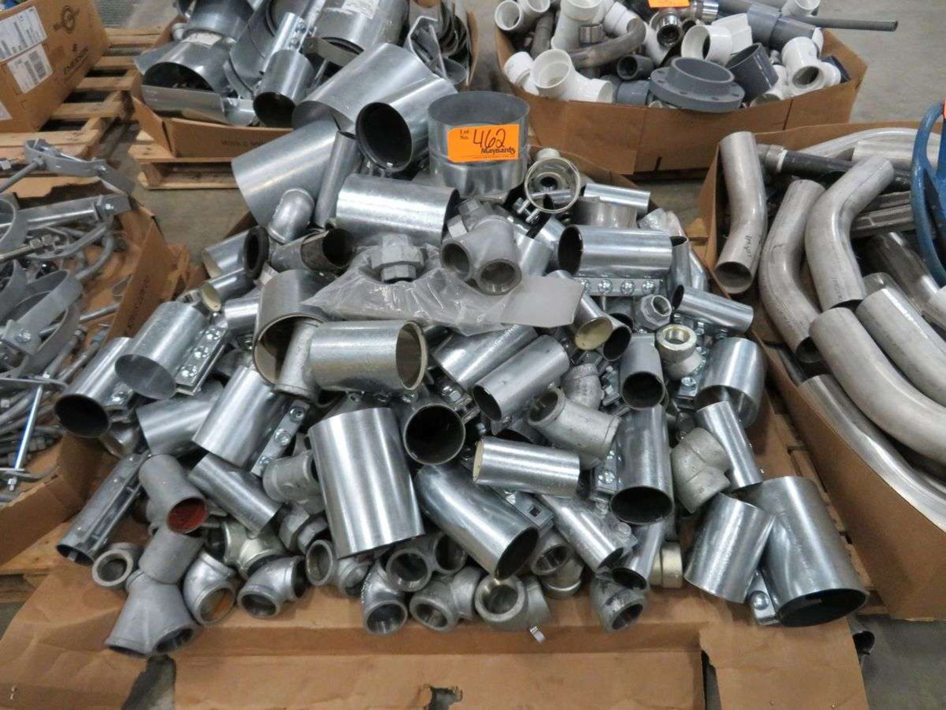 (10) Pallets of Assorted Pipe Fittings, Couplings, Support Clamps, High Pressure Fittings, Etc. - Bild 3 aus 11