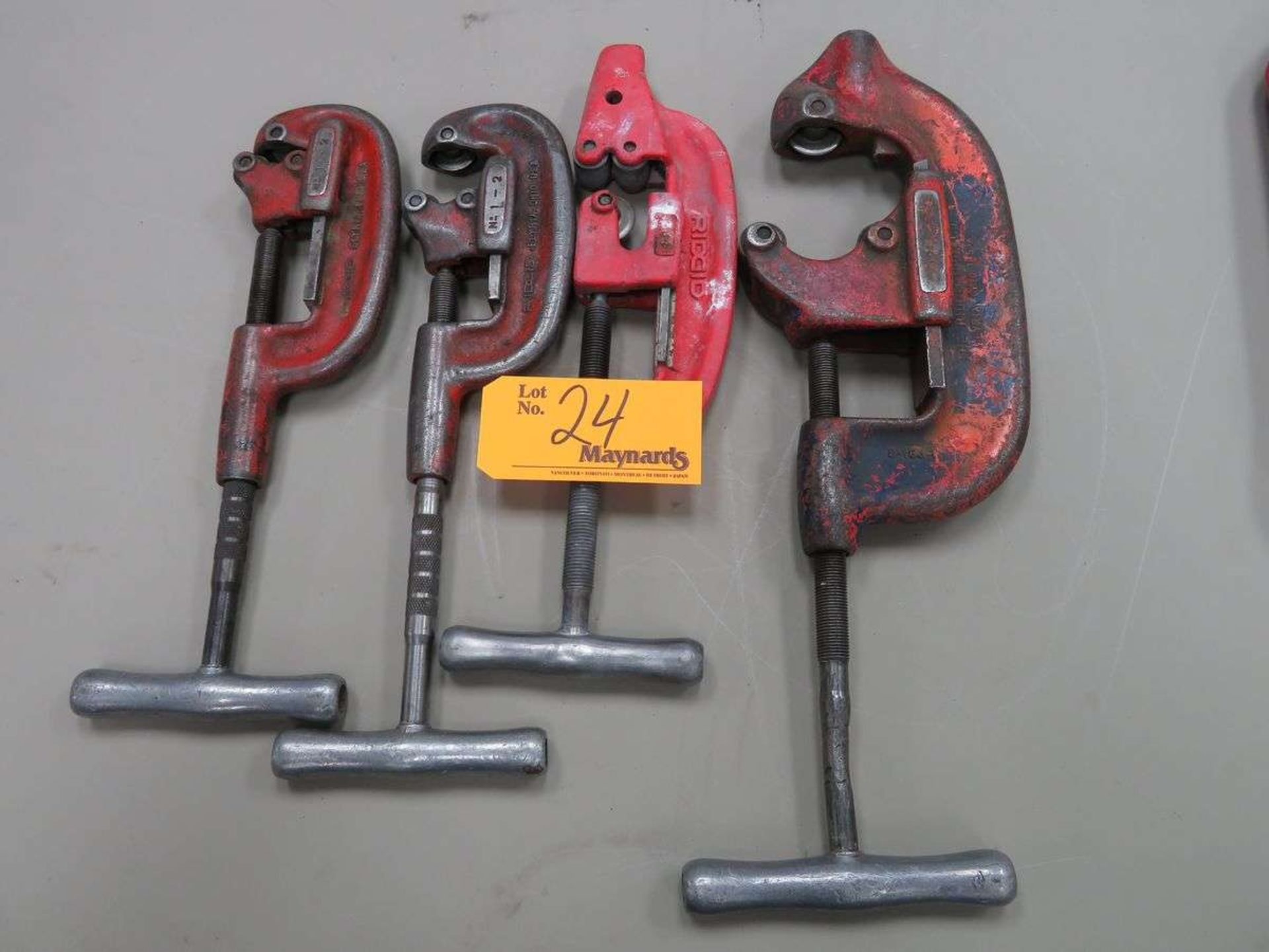 Ridgid (4) Pipe Cutters