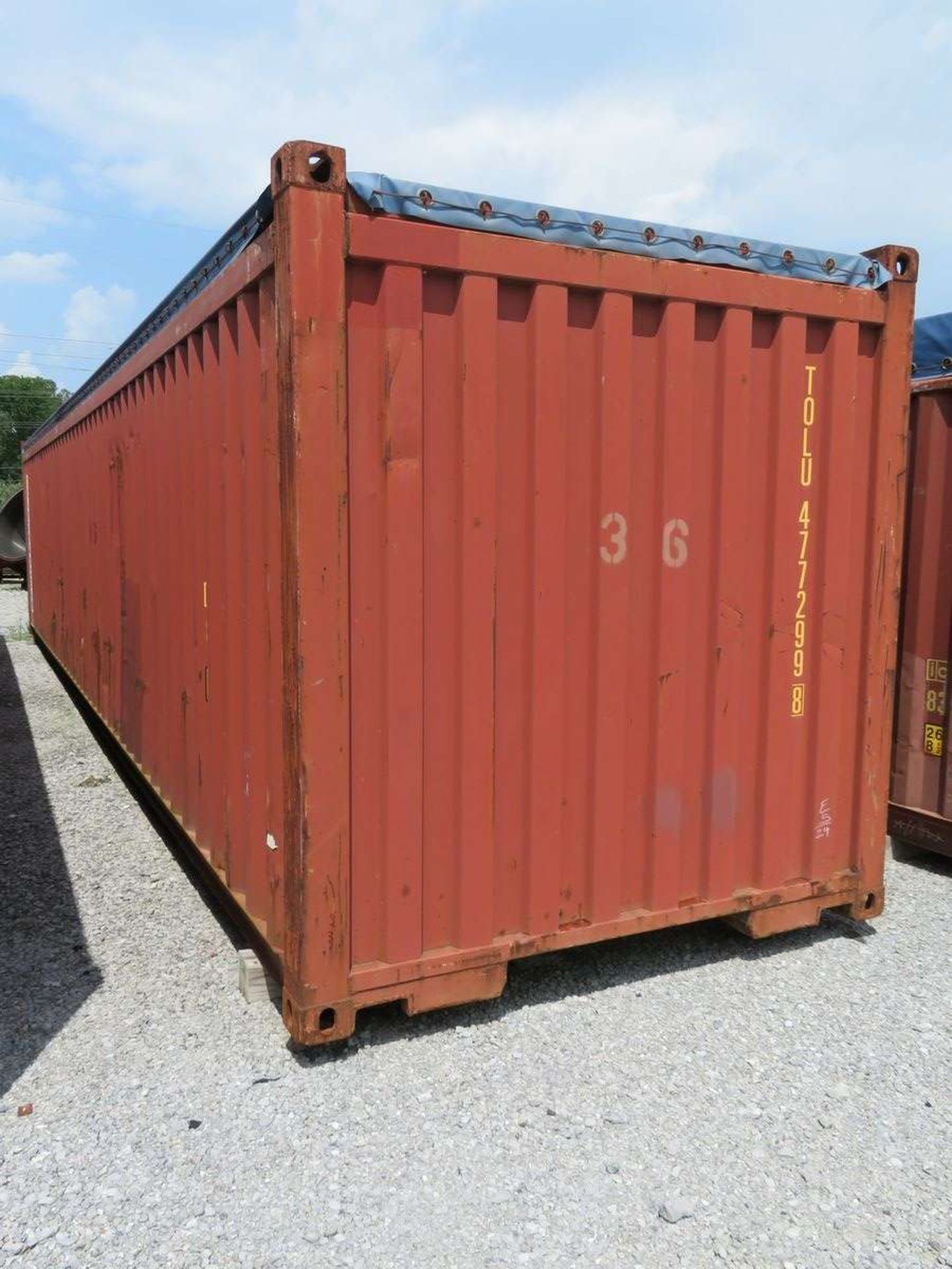 1995 MED MC42-2003-T1 40' Tarp Top Shipping Container - Image 2 of 2