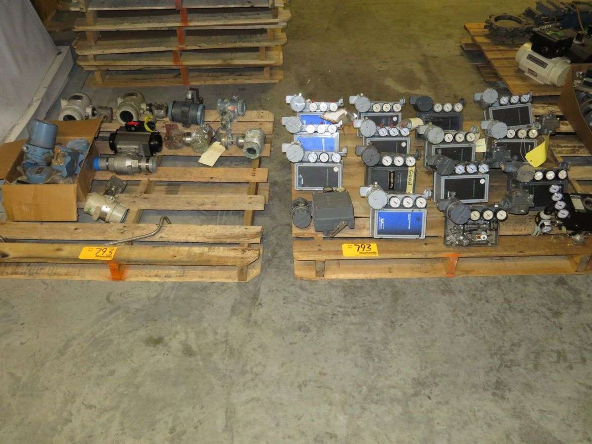 (2) Pallets of Assorted Valve Positioners and Transmitters