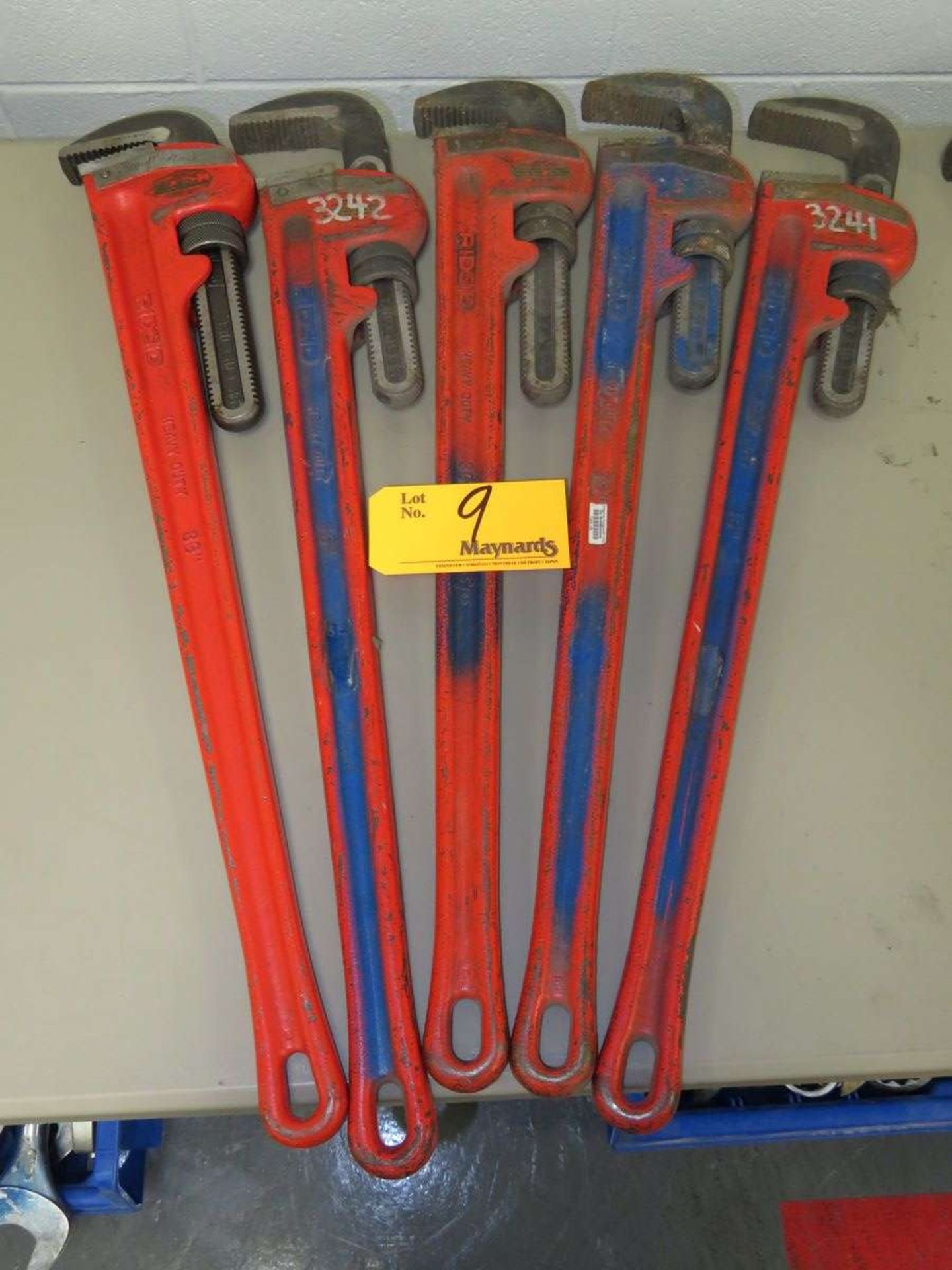 Ridgid (5) 36" Heavy Duty Pipe Wrenches
