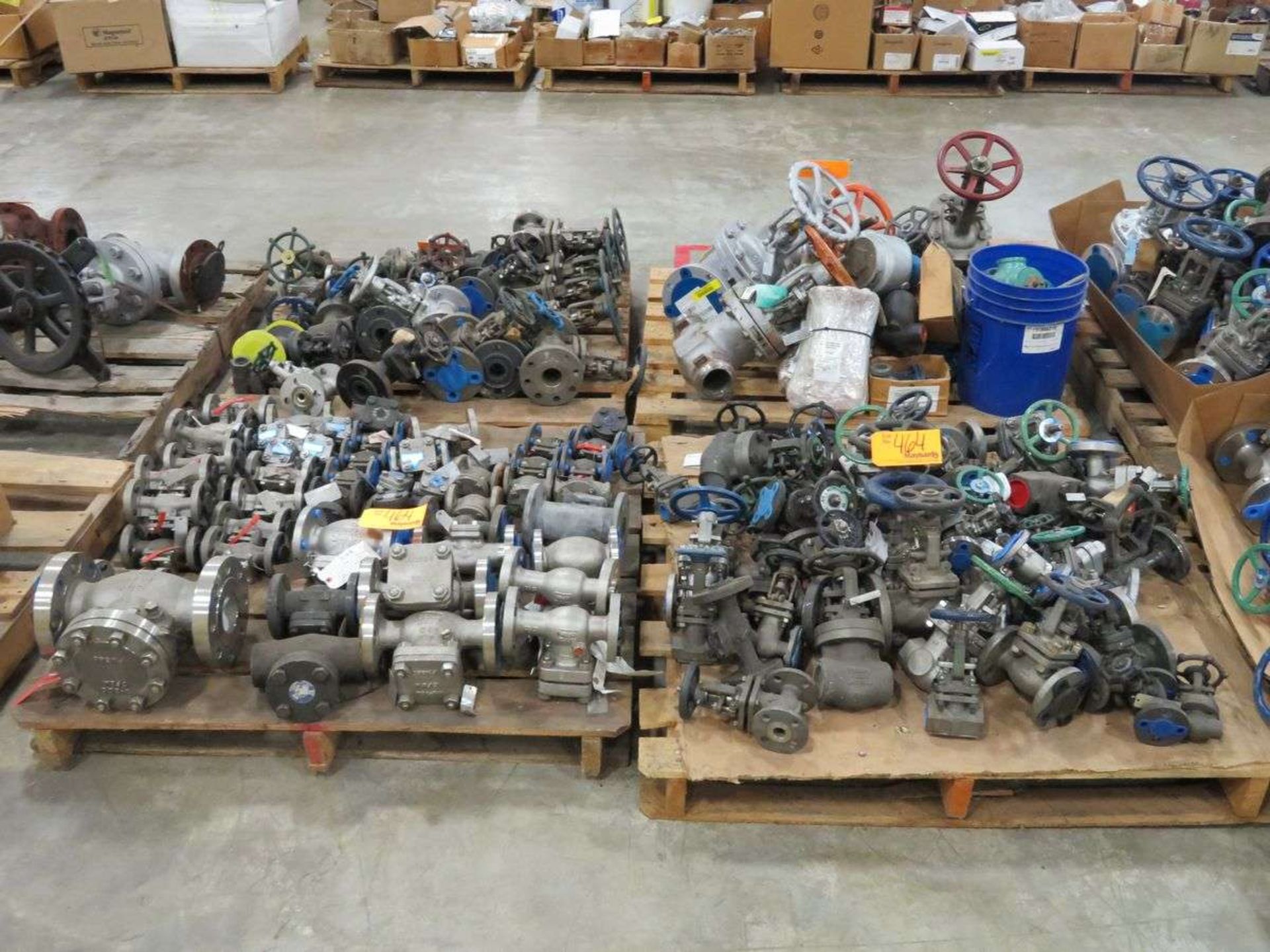 (4) Pallets of Assorted Gate Valves