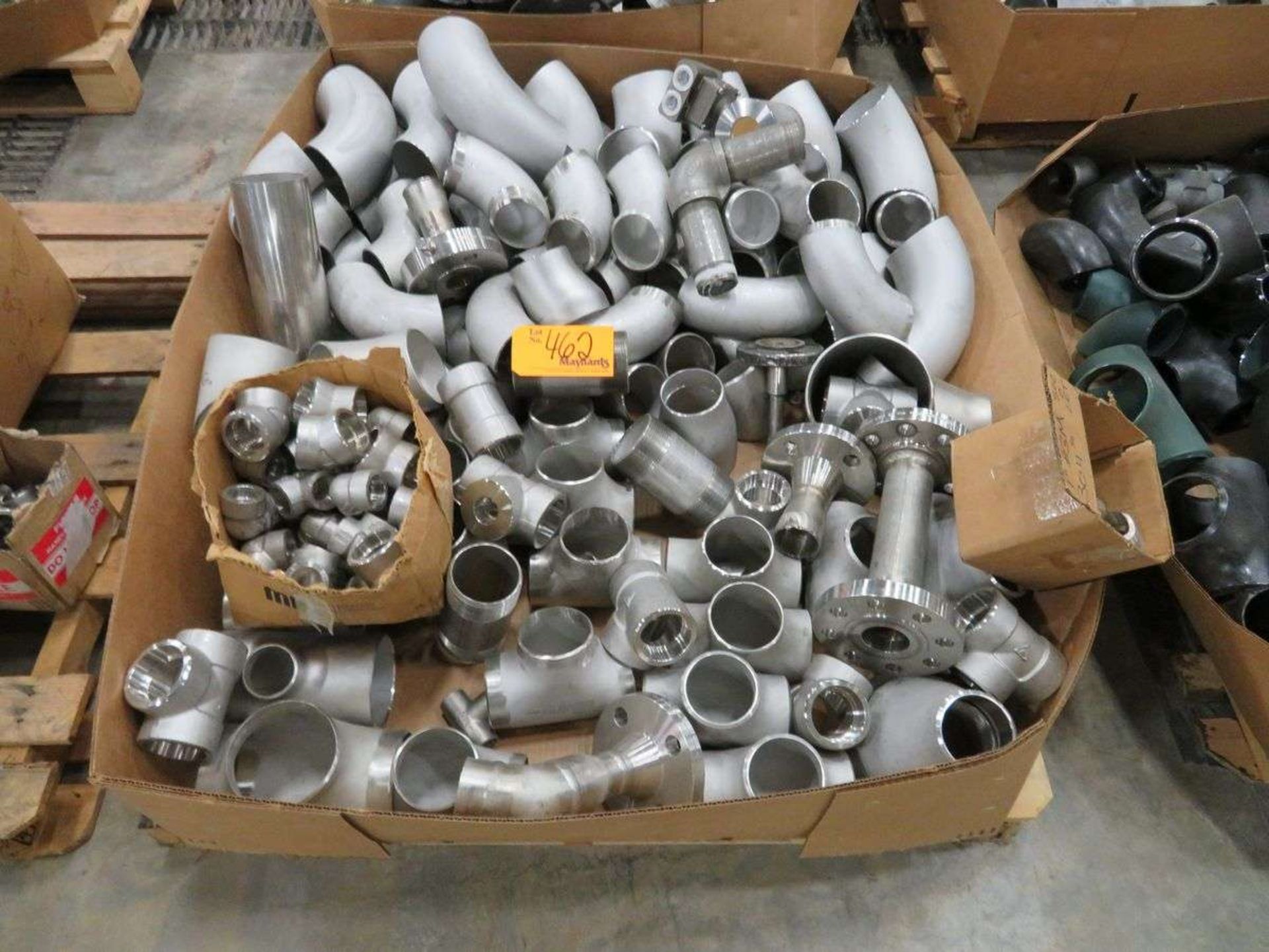 (10) Pallets of Assorted Pipe Fittings, Couplings, Support Clamps, High Pressure Fittings, Etc. - Bild 8 aus 11