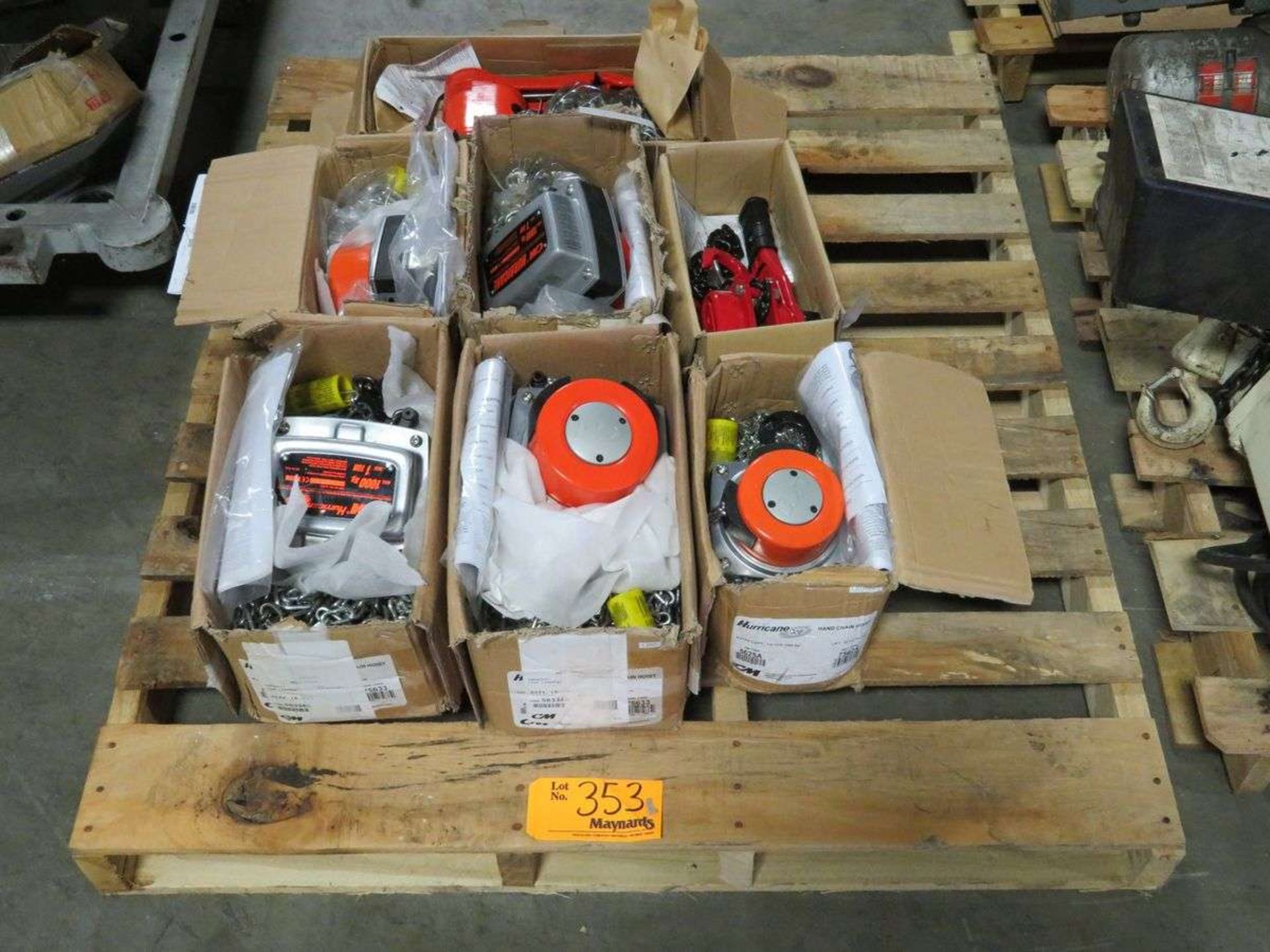 Assorted New Chain and Lever Hoists