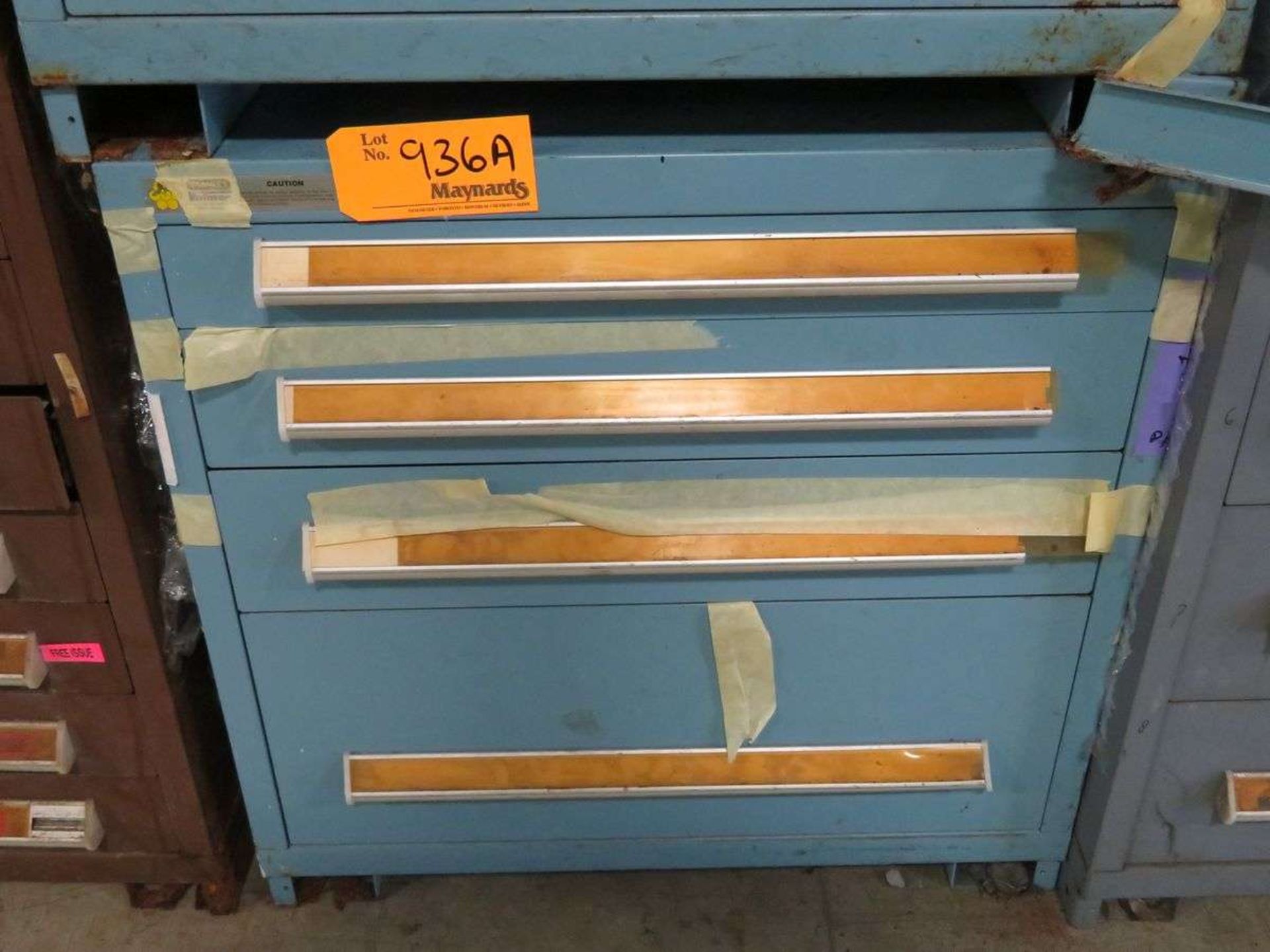 Heavy Duty 4-Drawer Parts Cabinet