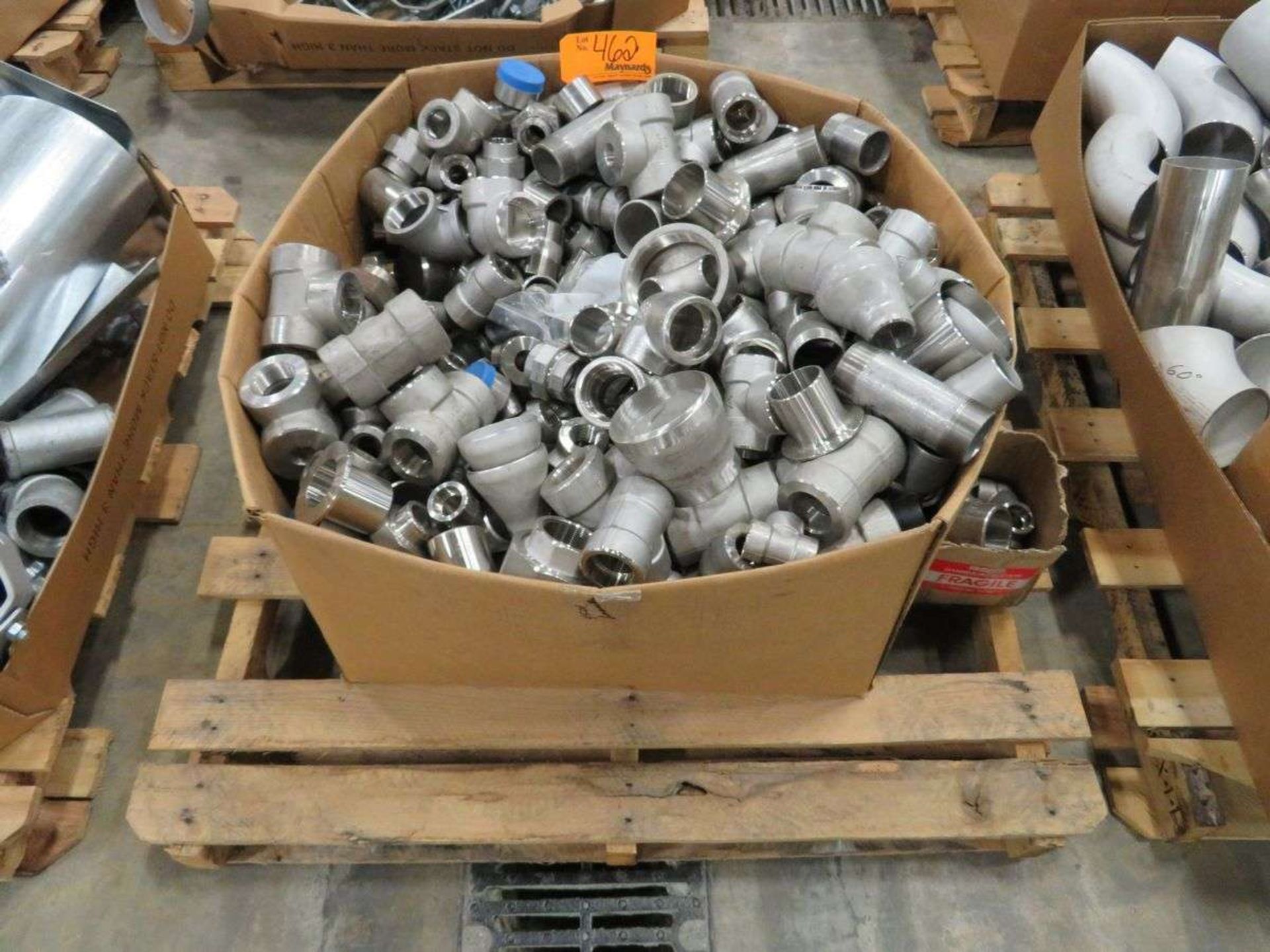 (10) Pallets of Assorted Pipe Fittings, Couplings, Support Clamps, High Pressure Fittings, Etc. - Bild 9 aus 11