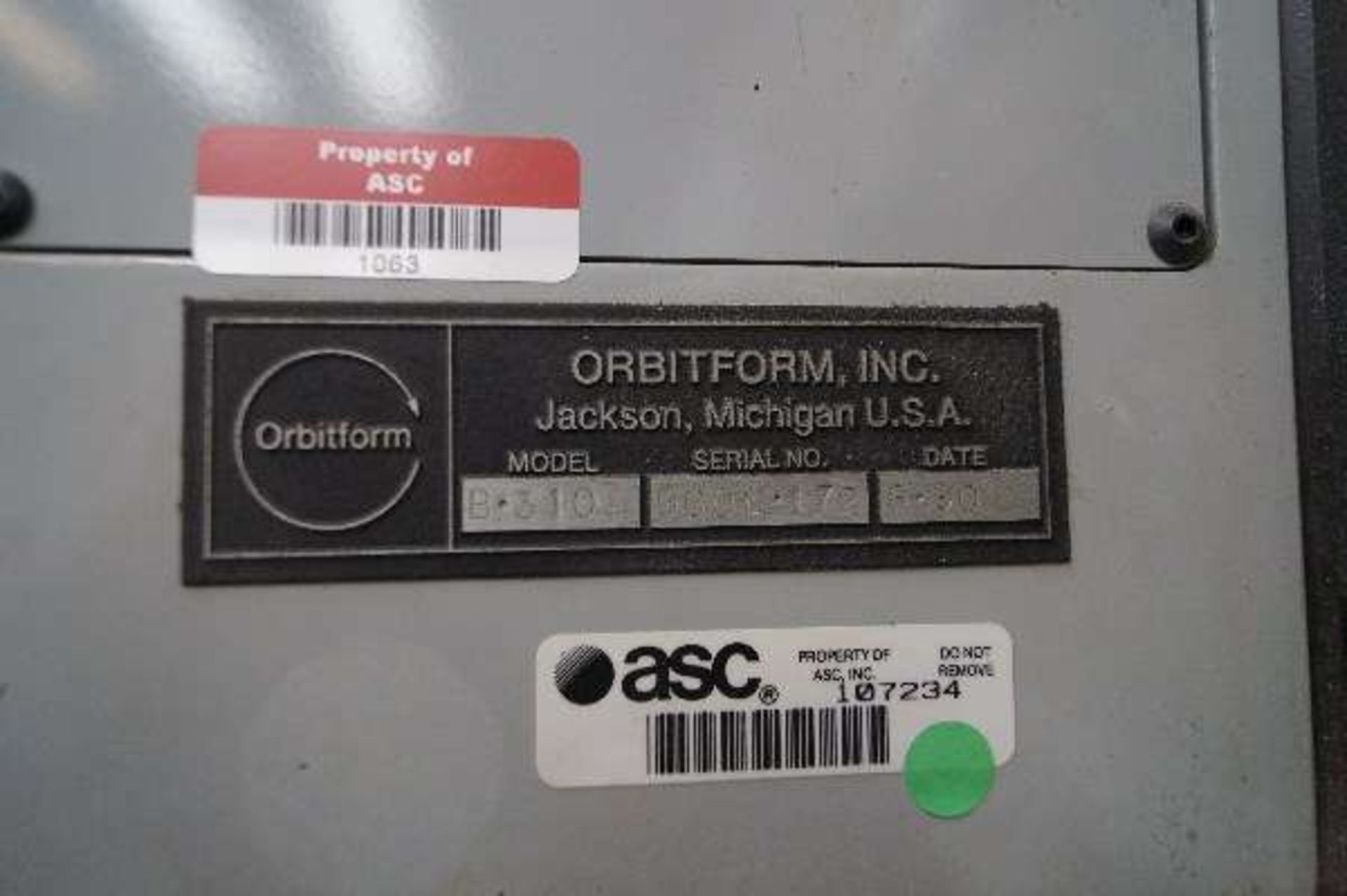 Orbitform B-310 Riveting Machine - Image 5 of 5