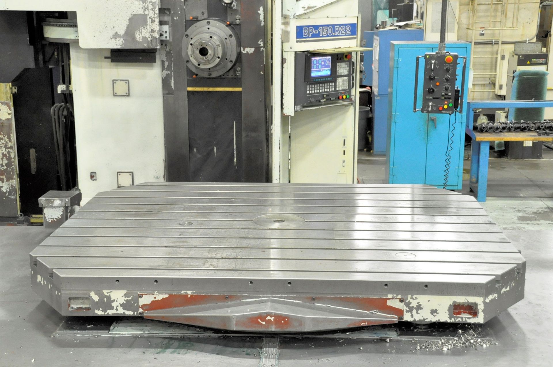 TOSHIBA BP150.R22 CNC Table Type Horizontal Boring Mill (New 2008), 5.9'' Spindle, X-160'', Y-100'', - Image 7 of 18