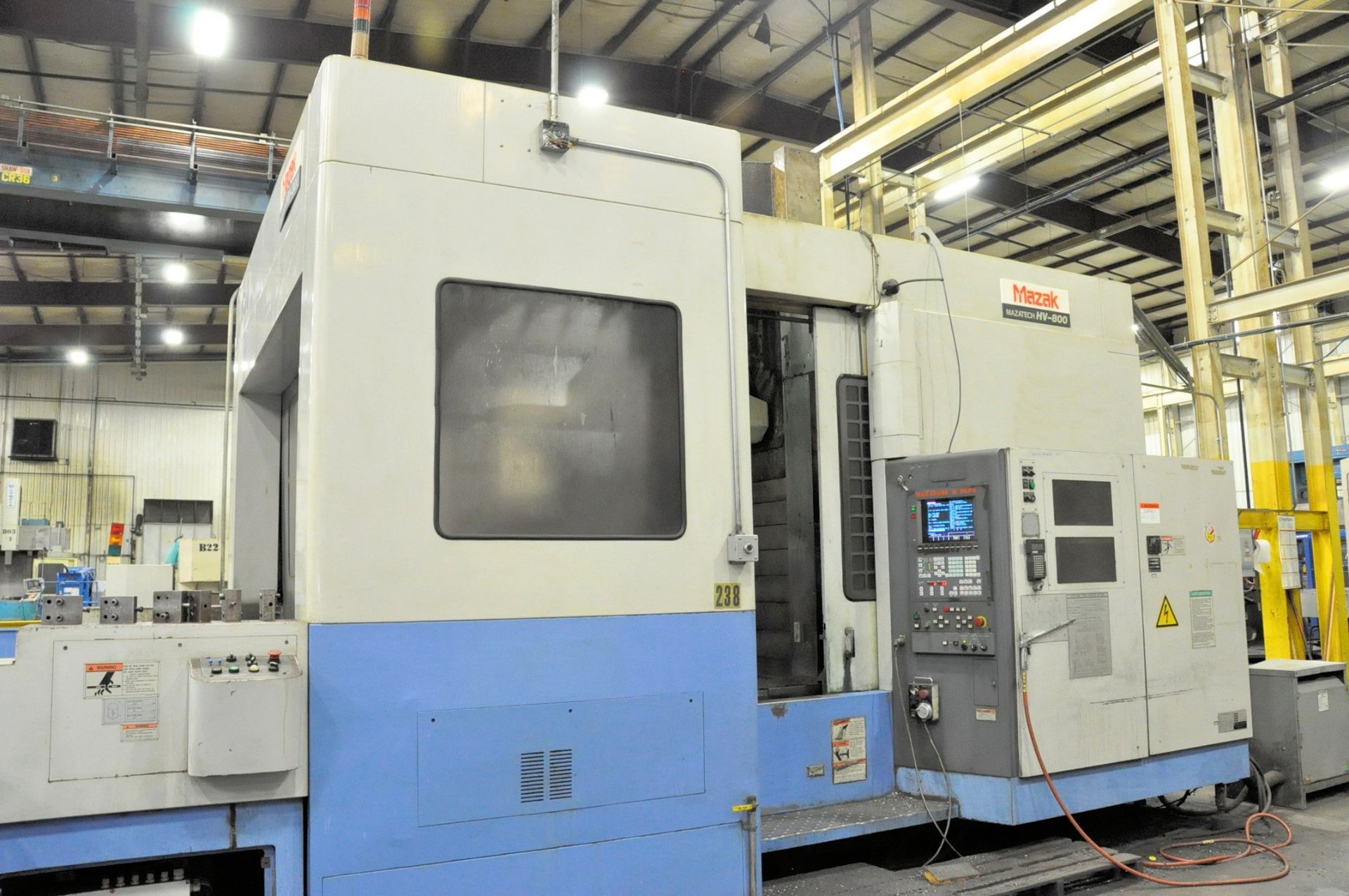 MAZAK HV800 5-Axis CNC Horizontal Machining Center, 31.5'' x 31.5'' Pallets, B-Axis 360 Degrees, - Image 2 of 11