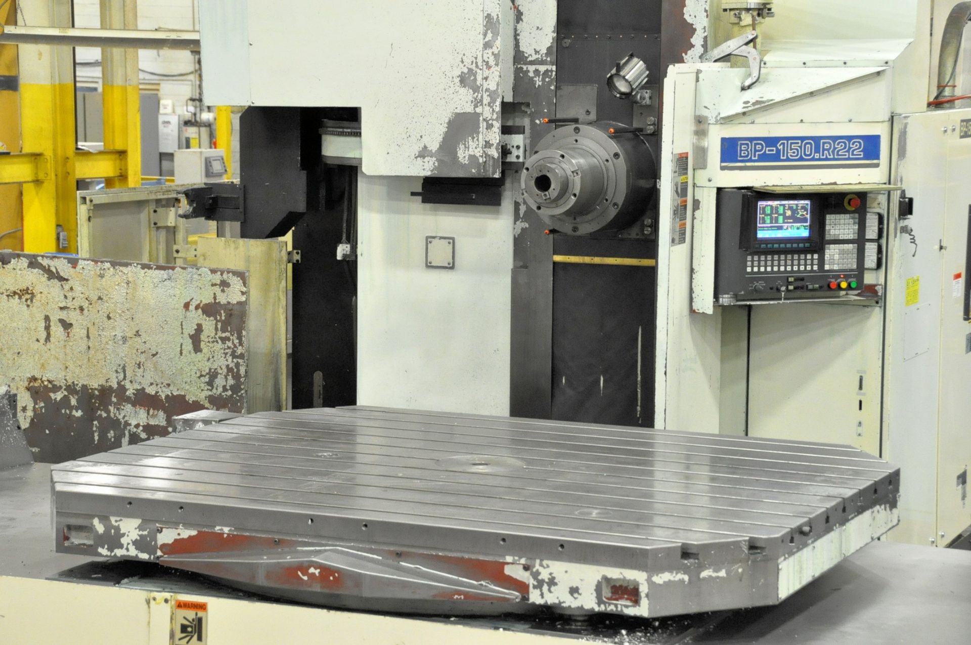 TOSHIBA BP150.R22 CNC Table Type Horizontal Boring Mill (New 2008), 5.9'' Spindle, X-160'', Y-100'', - Image 8 of 18