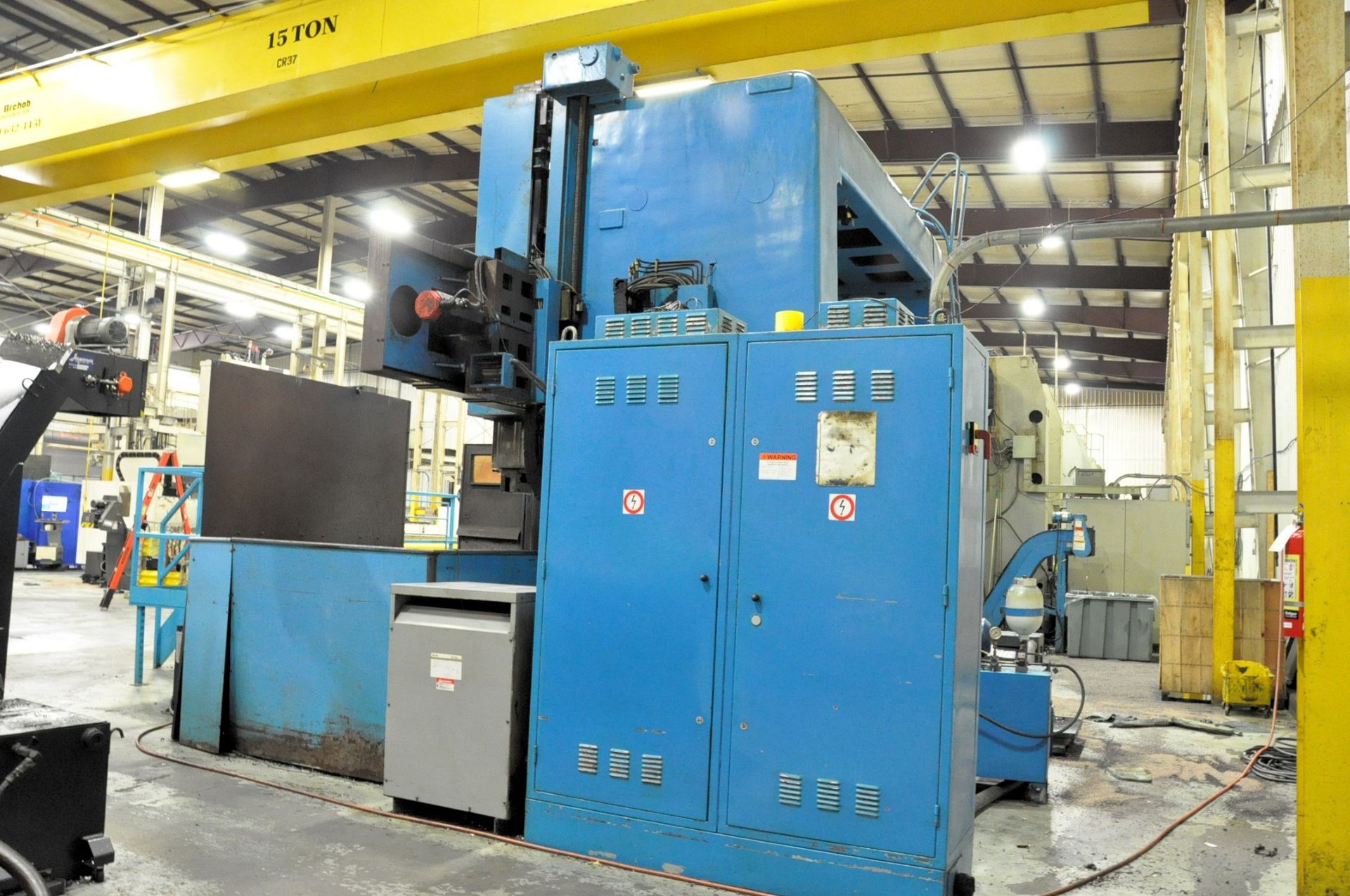 118'' TITAN CNC Vertical Boring Mill, Model S298-8046, 118'' Table Dia., 137'' Max Swing, 78'' Max - Image 8 of 11