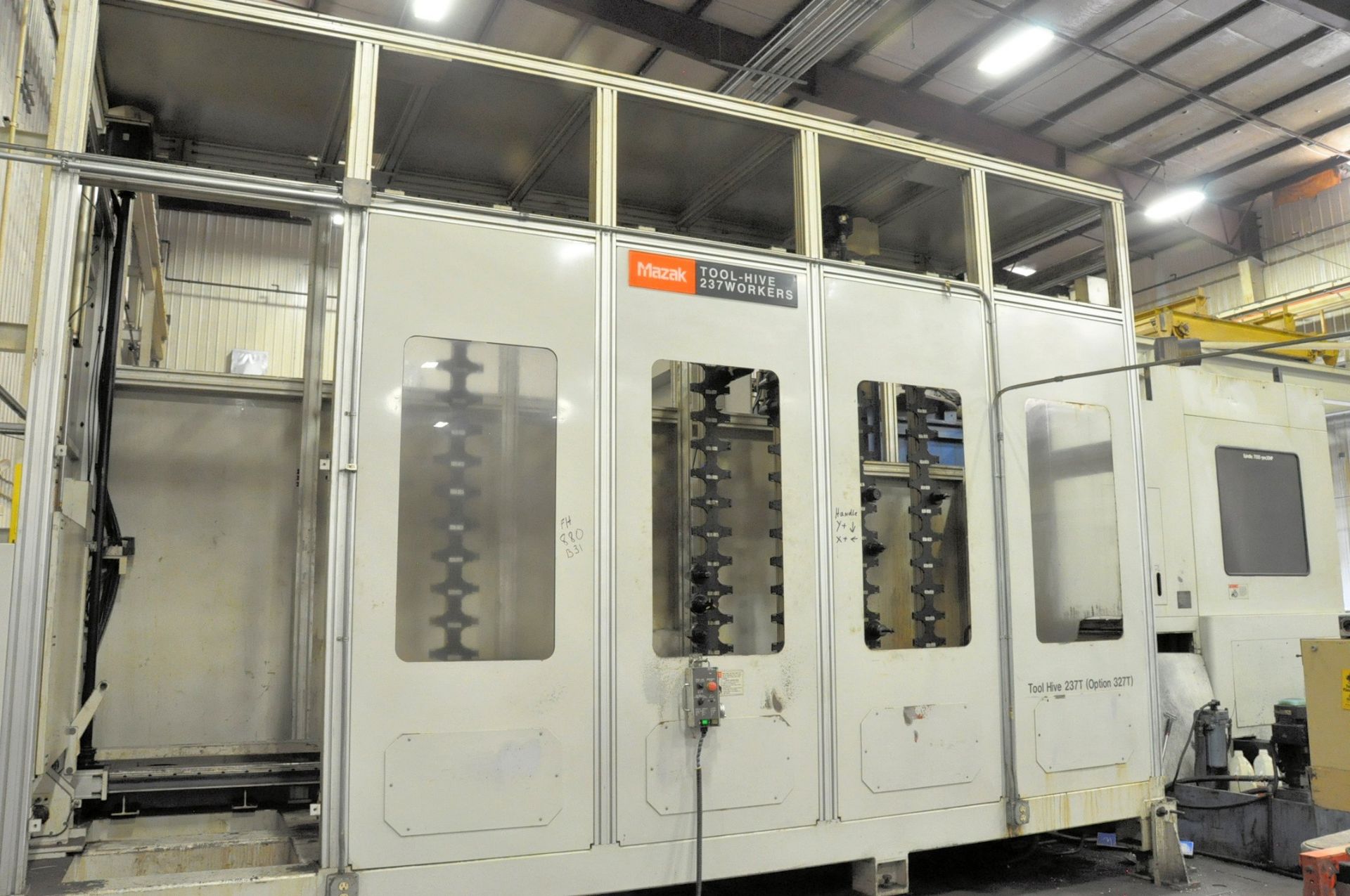 MAZAK FH880 4-AXIS CNC Horizontal Machining Center, 31.5'' x 31.5'' Pallets, Table Capacity 4850 - Image 8 of 13