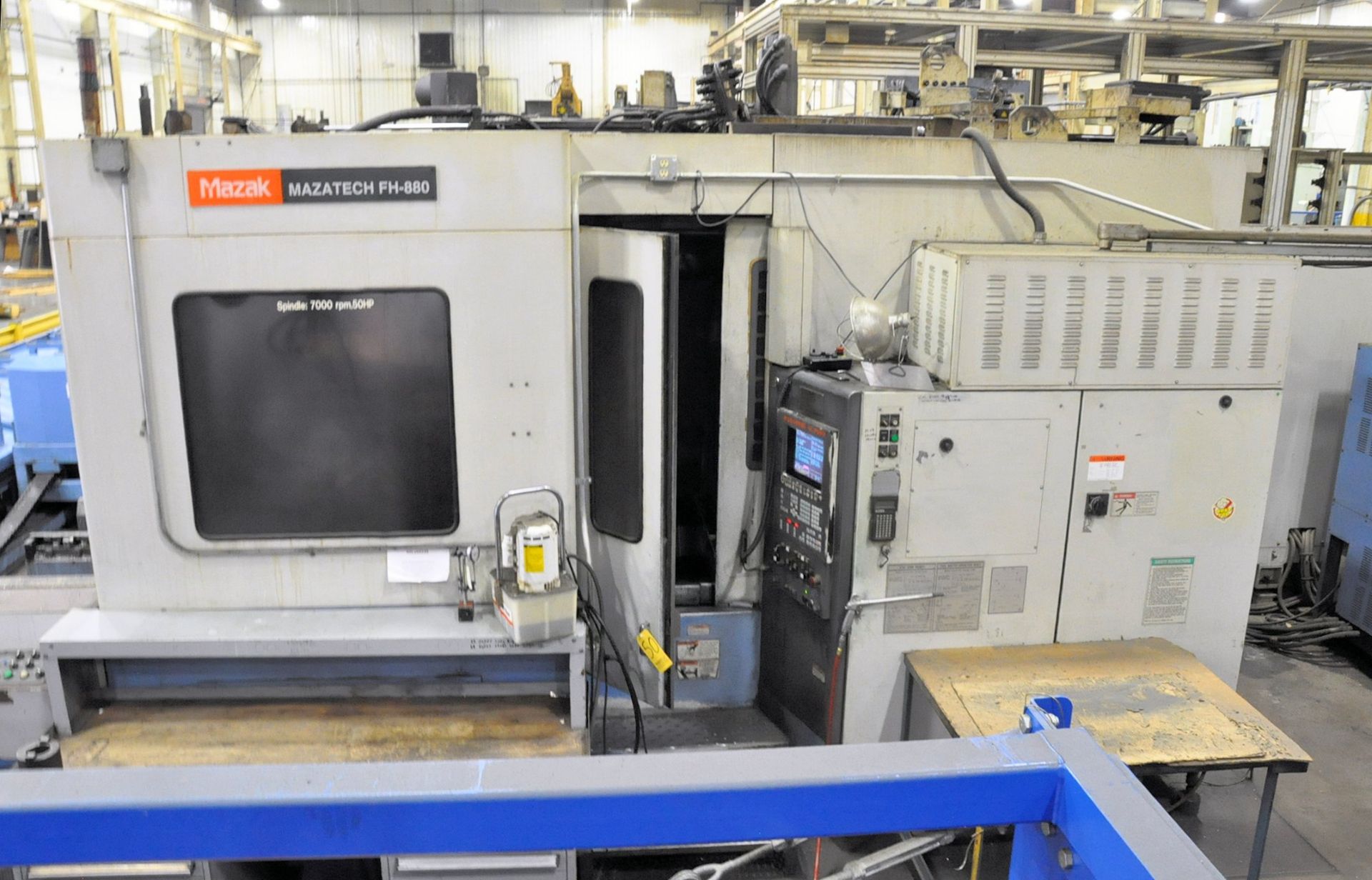 MAZAK FH880 4-AXIS CNC Horizontal Machining Center, 31.5'' x 31.5'' Pallets, Table Capacity 4850 - Image 4 of 13