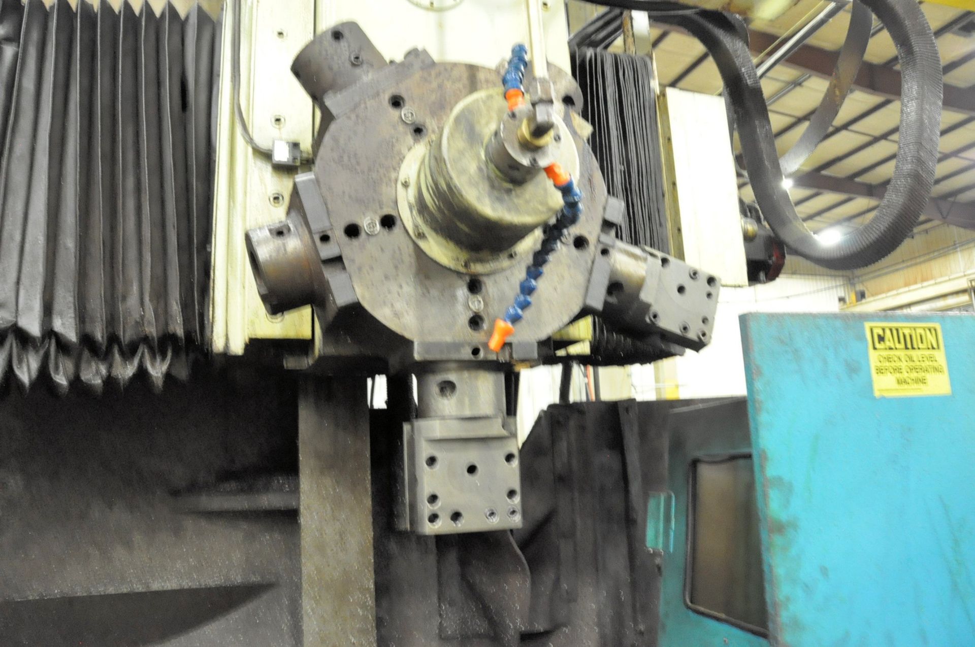 60'' GRAY CNC Vertical Turret Lathe, 5-Station Turret, 60'' 4-Jaw Chuck, GE Fanuc 0-T CNC Control, - Image 2 of 4