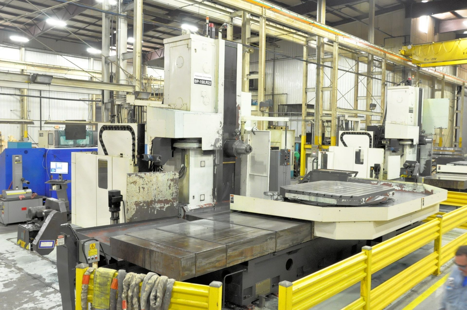 TOSHIBA BP150.R22 CNC Table Type Horizontal Boring Mill (New 2008), 5.9'' Spindle, X-160'', Y-100'', - Image 3 of 18