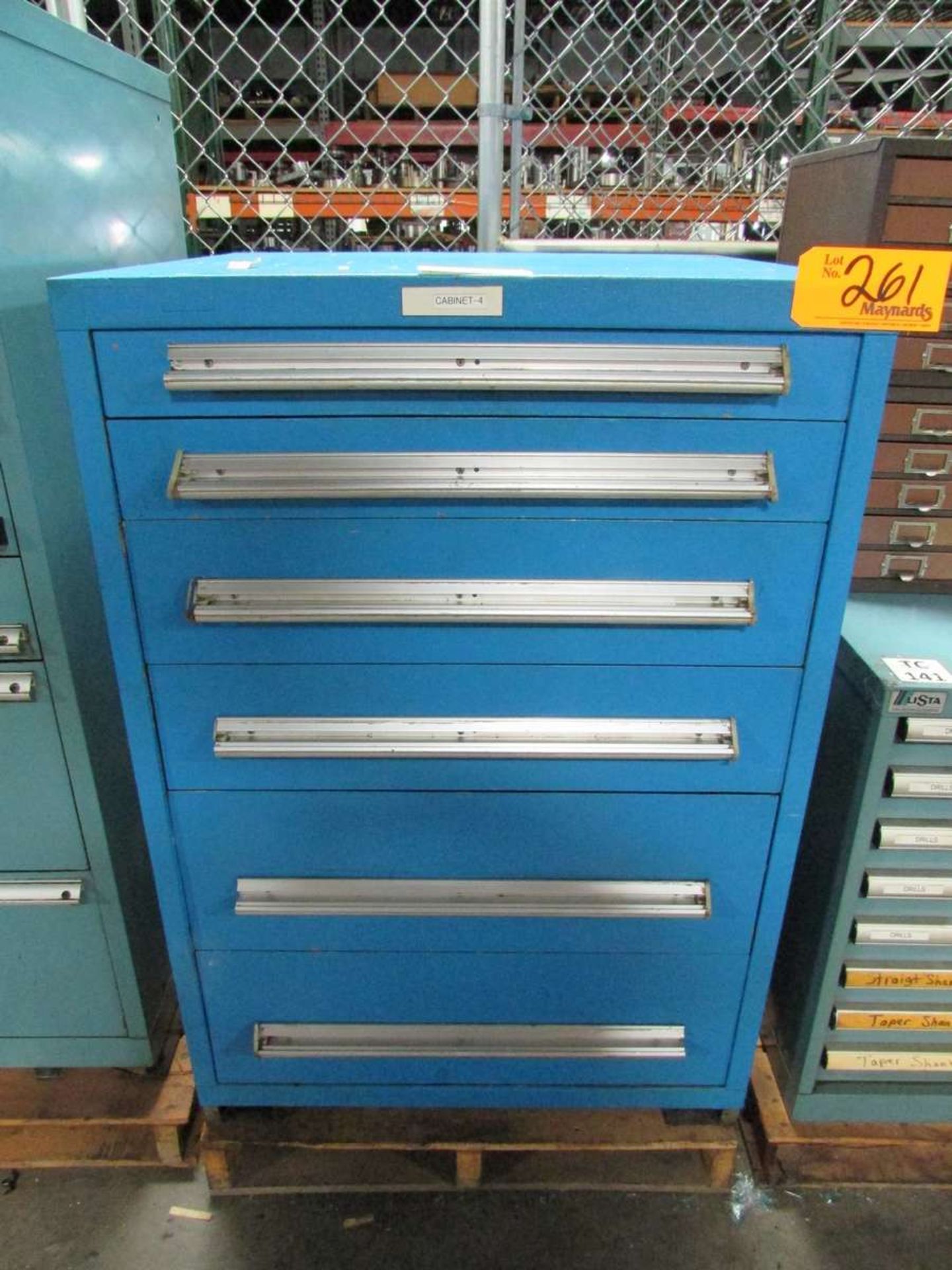 Lista 6 Drawer Heavy Duty Parts Cabinet