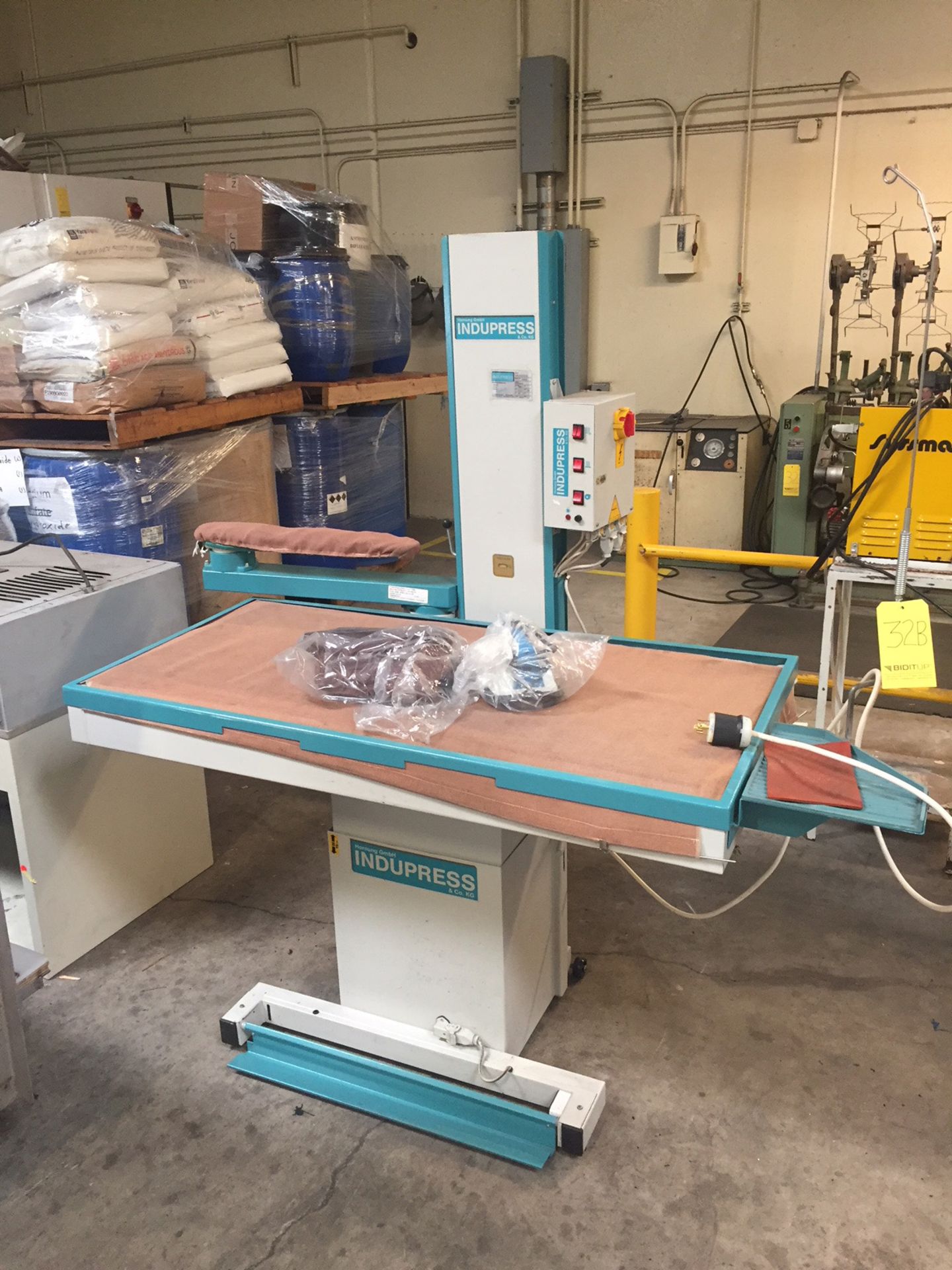 (2000) Indupress Pressing Table, Model IPN-3110-FL-13