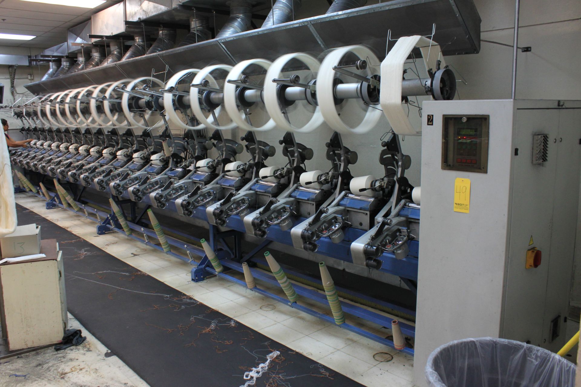 (2003) Fadis Hank to Cone Winder, Type: Tuan DE 500, 25 Spindles (Positions), Fadis Digital