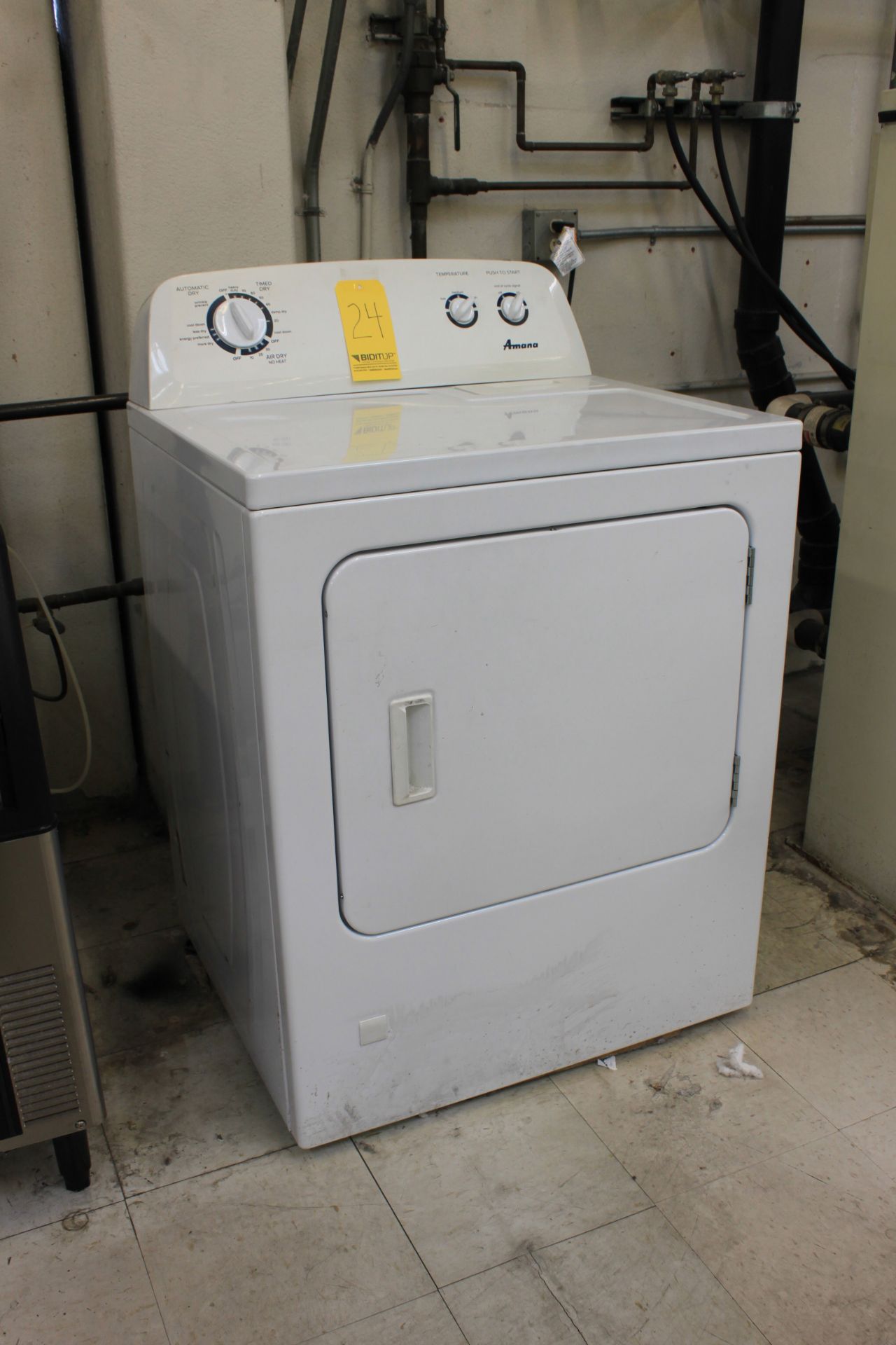 Amana Natural Gas Dryer, Model NGD4700YQ2, Input: 22,000 BTU/Hr