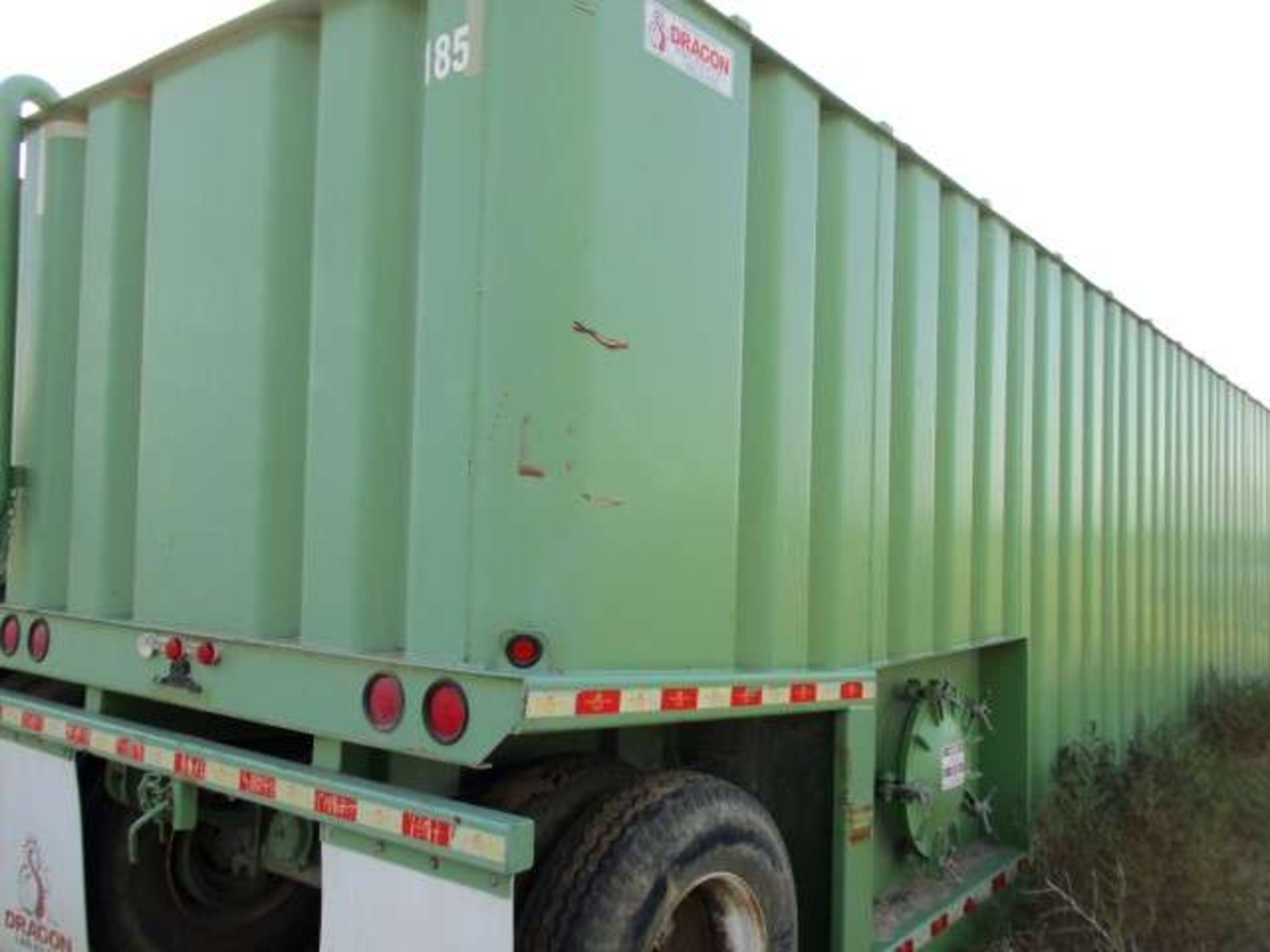 FRAC TANK DRAGON CORRUGATED WALL STORAGE, 500 BARREL, SINGLE AXLE, LICENSE NO. N/A S/N S/N 103536 [ - Image 3 of 3