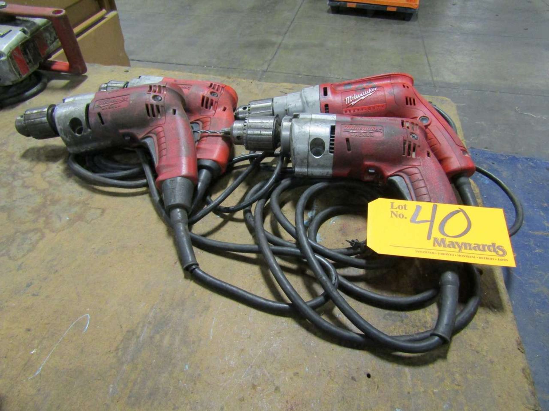 Milwaukee (4) Electric Drills