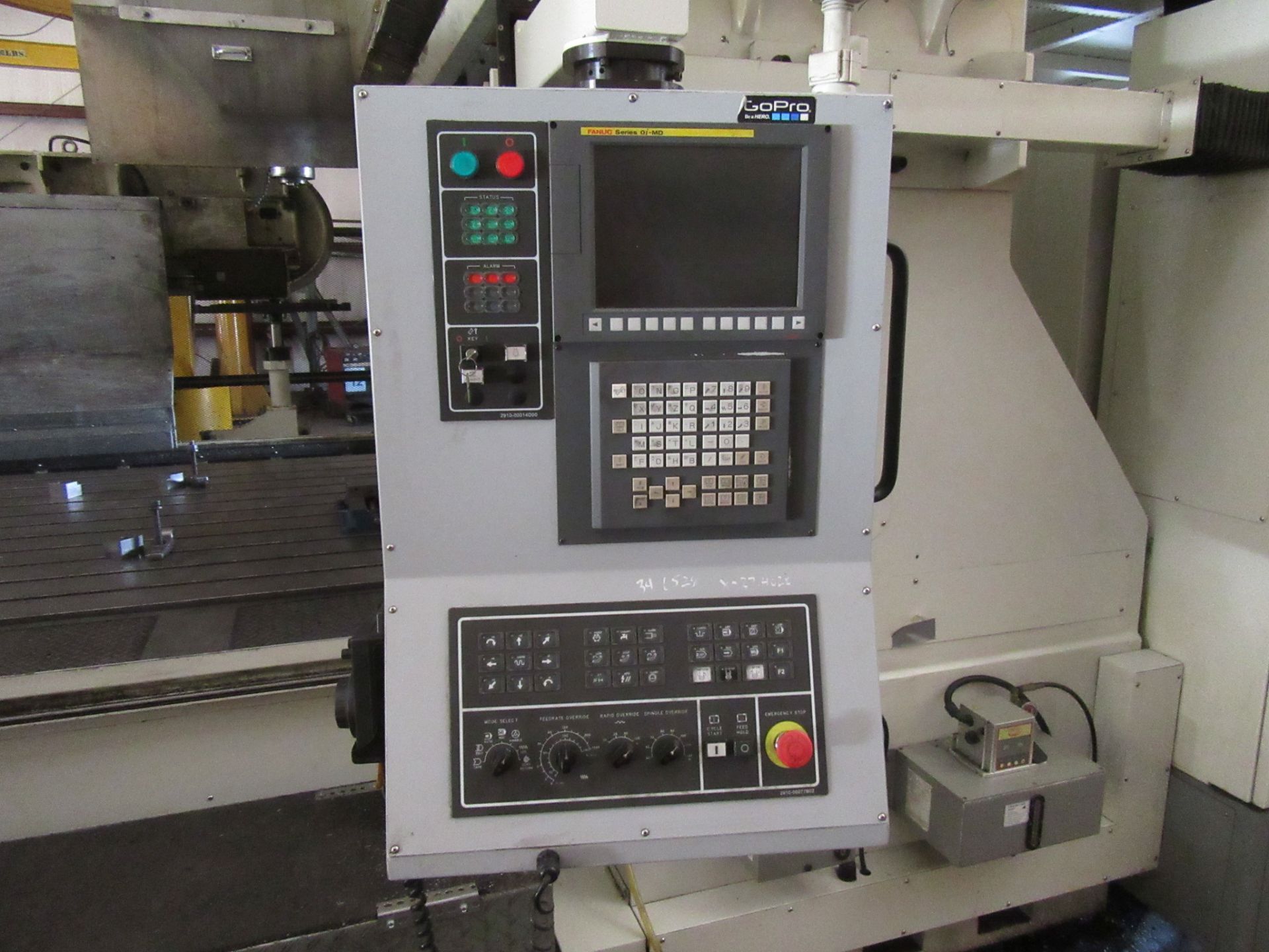 2011 CHEVALIER FVM-104125DC DOUBLE-COLUMN VERTICAL MACHINE CENTER, APPROX. 126'' LONG TABLE, 40 ATC, - Image 3 of 16