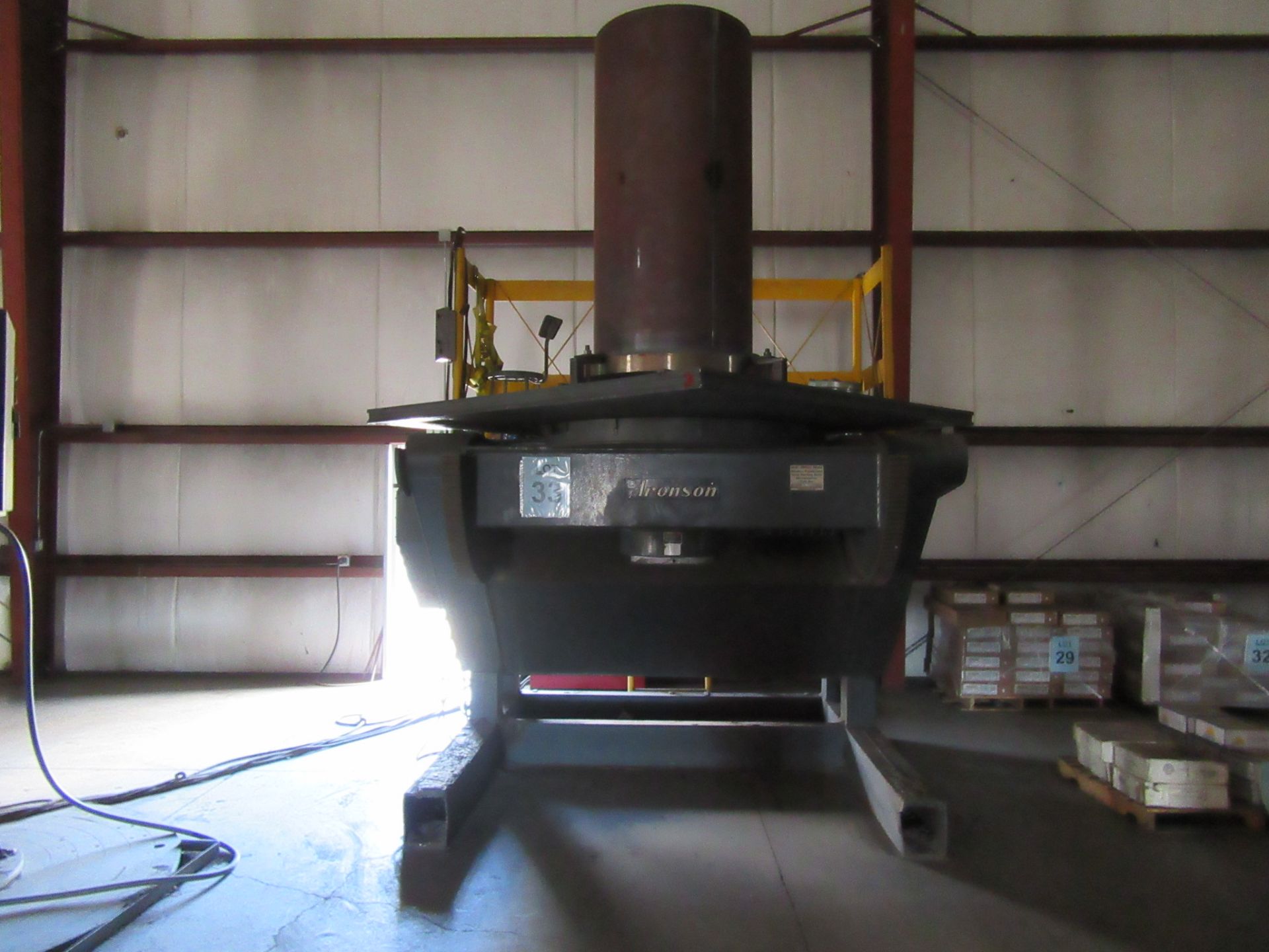 ARONSON 50,000 LB., WELDING POSITIONER, MODEL: HD500-CS, YEAR 1968, (BACK BUILDING)