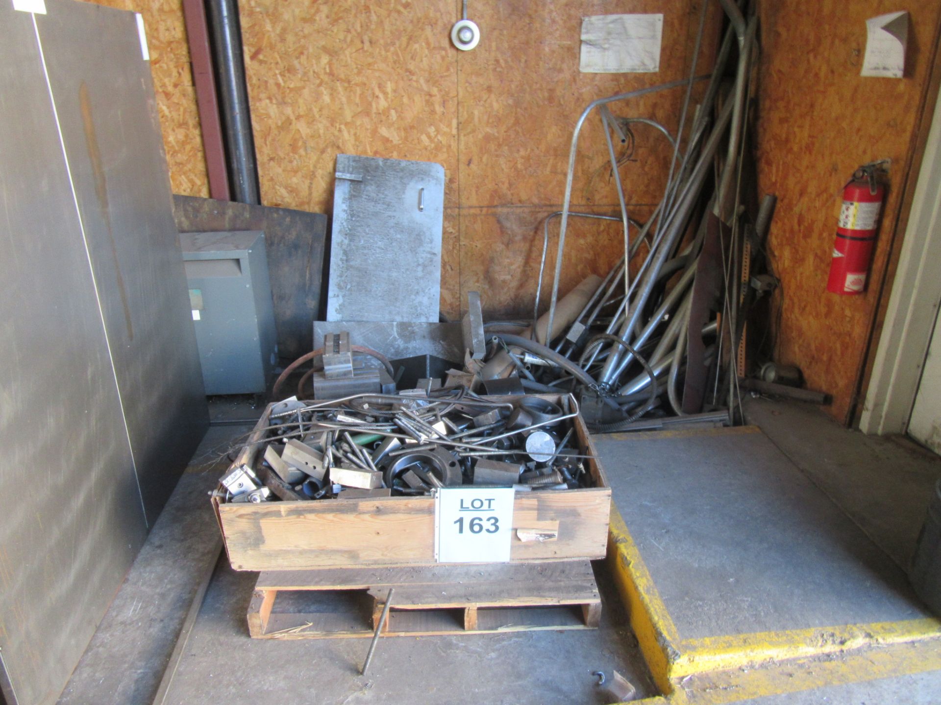 LOT MILLING STUDS, PLUS ASST'D SCRAP METAL