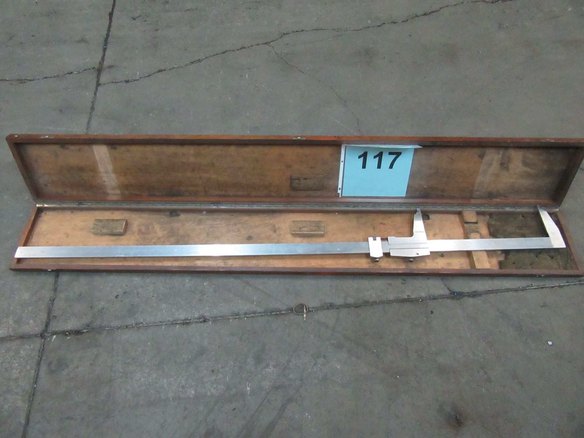60'' CALIPER WITH WOOD CASE