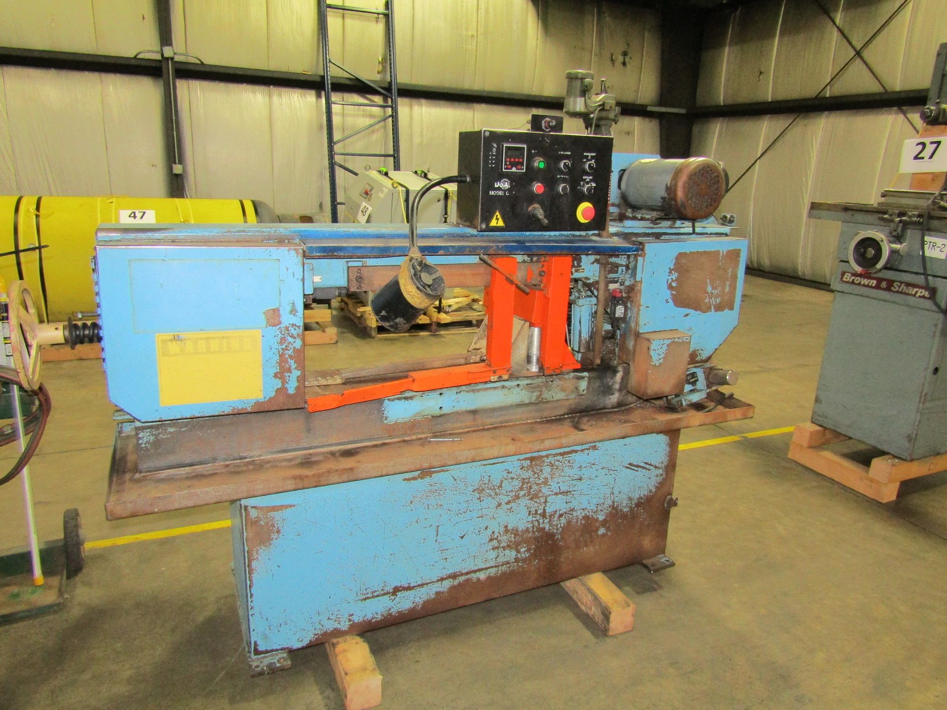 Doall Horizontal Bandsaw M#: C-916A, S#: 528-00582 - Image 2 of 4