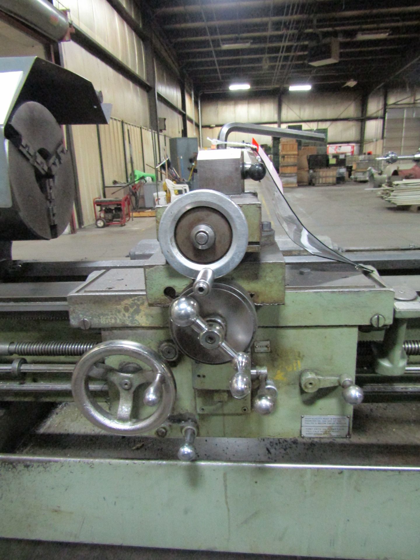 Leblond Lathe 19 1/2 X 54 S#: 7E2025 W/ 3-Jaw Chuck, 4-Jaw Chuck, And Tool Post - Image 6 of 6