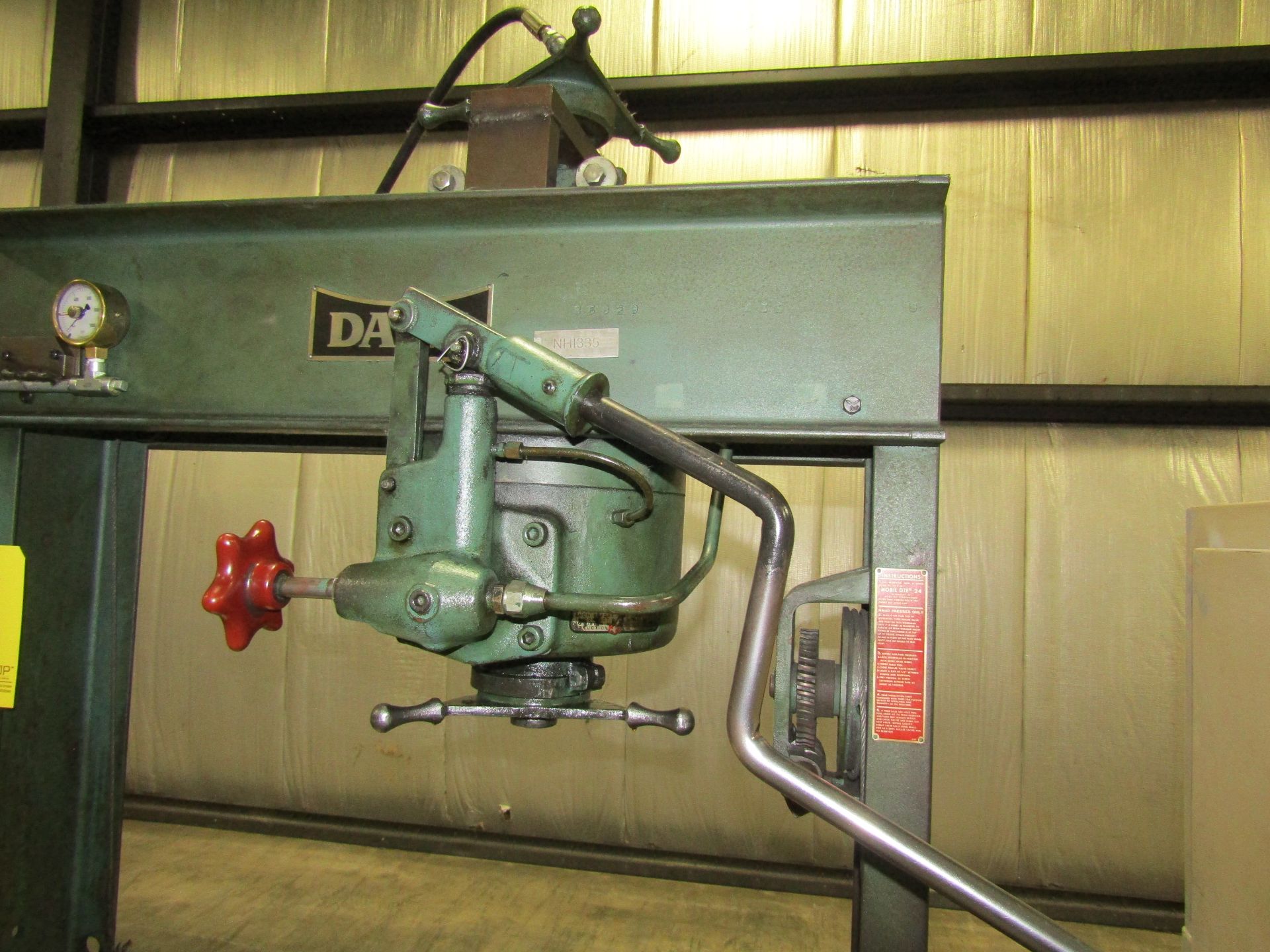 Dake Manual H-Frame Press M#: 50h S#: 188752 - Image 2 of 3