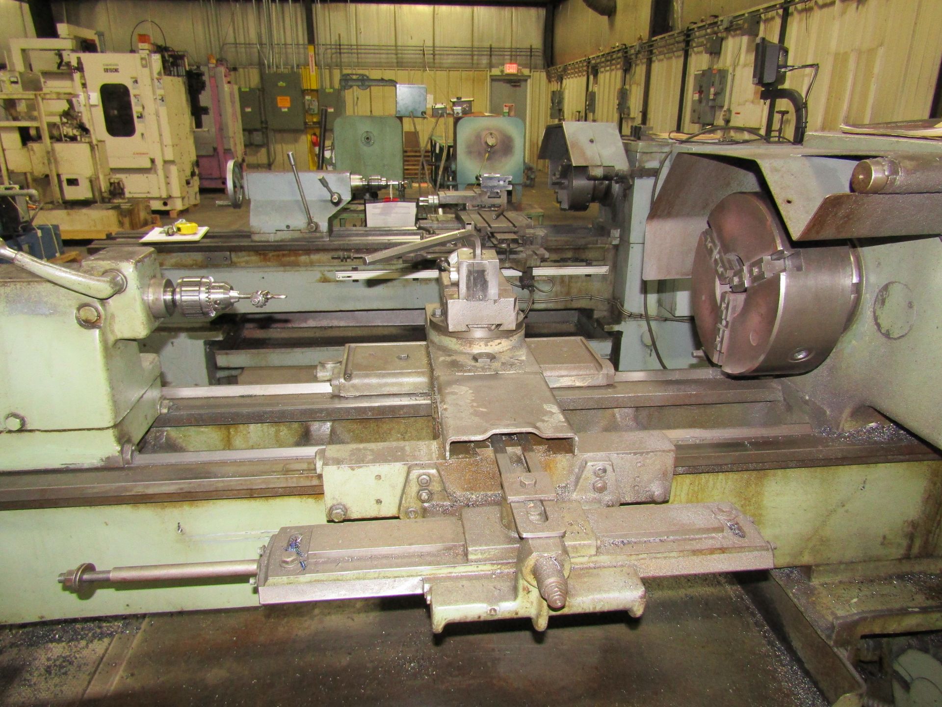 Leblond Lathe 19 1/2 X 54 S#: 7E2025 W/ 3-Jaw Chuck, 4-Jaw Chuck, And Tool Post - Image 4 of 6