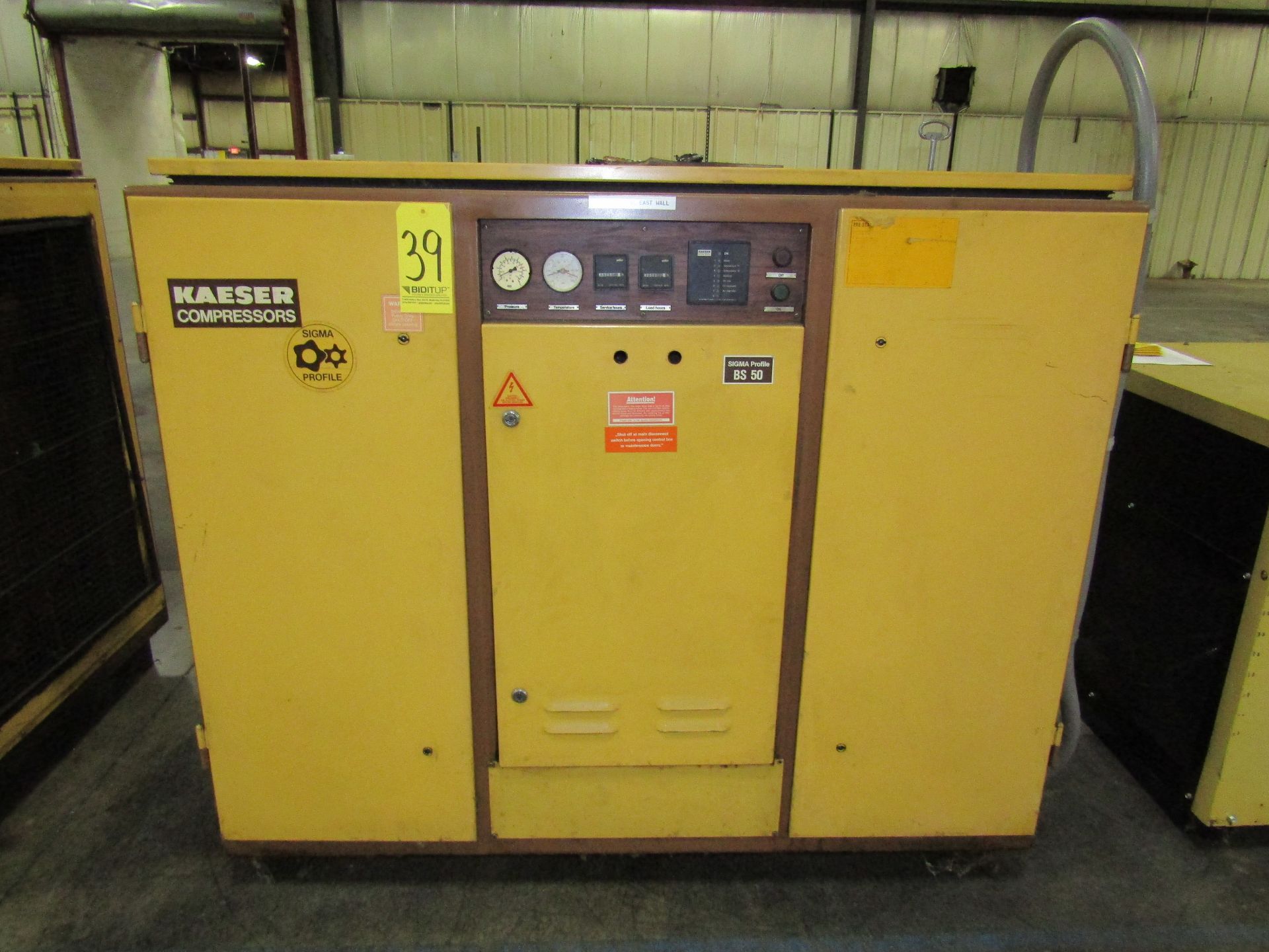 Kaeser Air Compressor M#: B550, S#: 402880