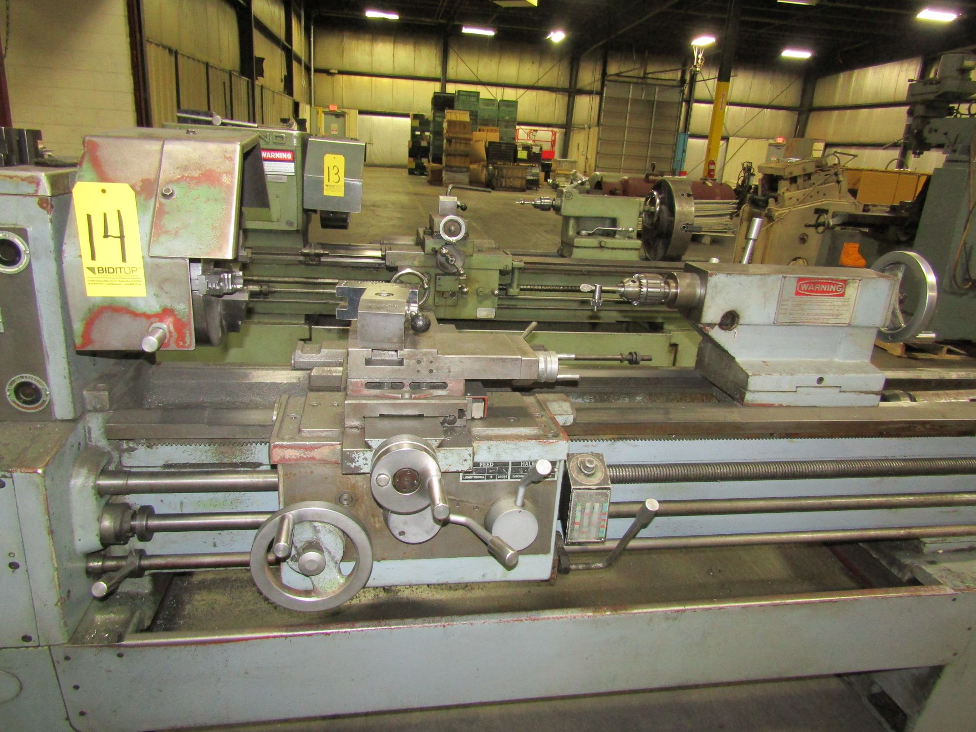 Andrychow Lathe M#: Tug-40, S#: 0691-7567 W/ Acurite DRO And 3-Jaw Chuck - Image 2 of 6