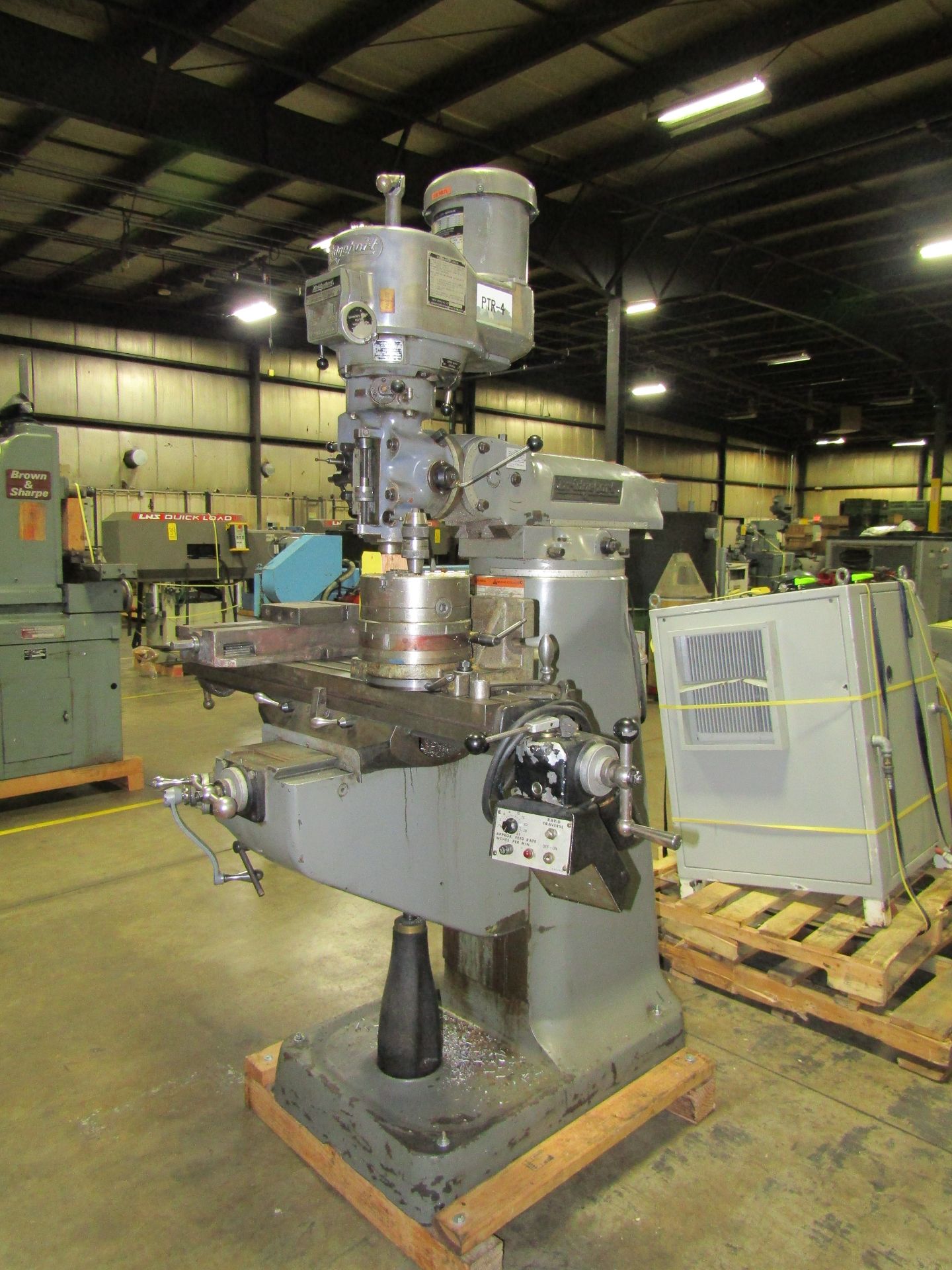 Bridgeport Vertical Mill S#: BR253511 W/Power Table - Image 2 of 5