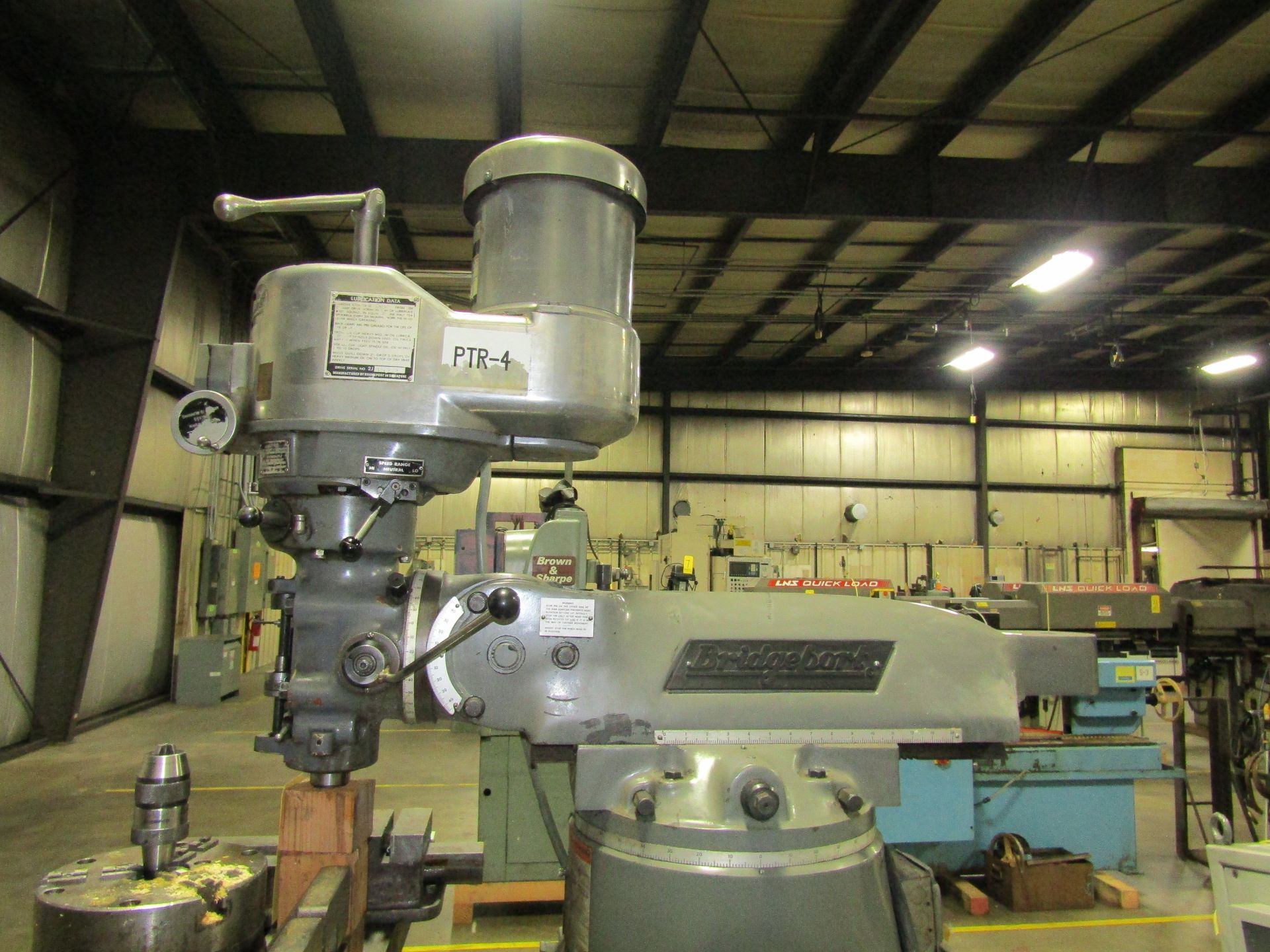 Bridgeport Vertical Mill S#: BR253511 W/Power Table - Image 3 of 5