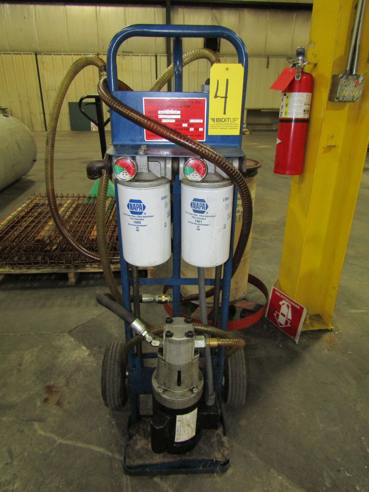 Northwest Hydraulics Filtration System M#: NH-FC12-2310, S#: F1480613