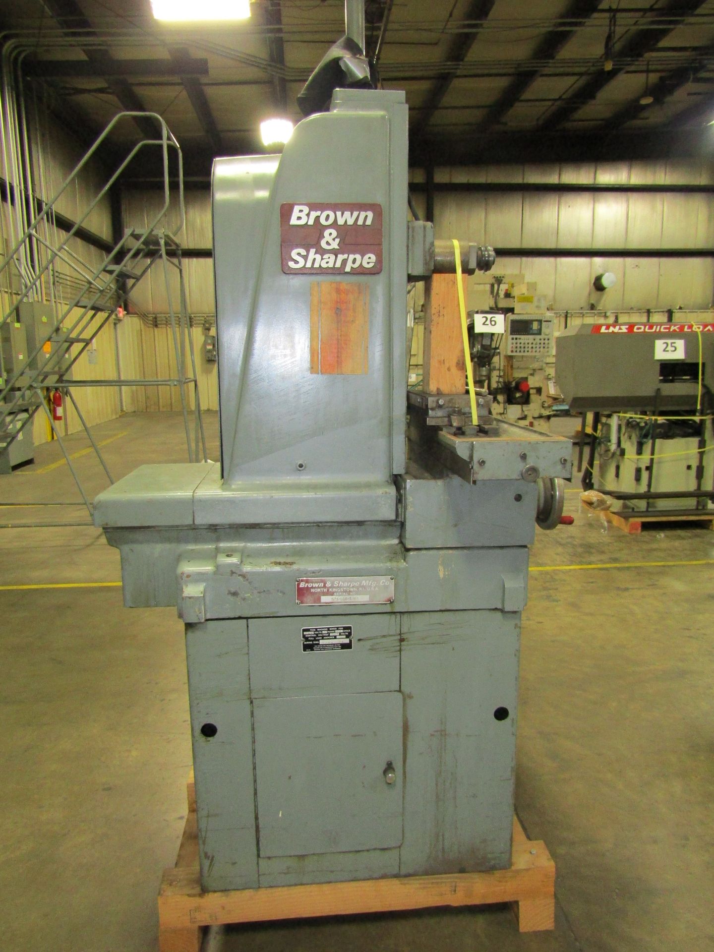 Brown & Sharp Surface Grinder S#: 523-510-1803 W/6x12 Magnetic Chuck - Image 4 of 5