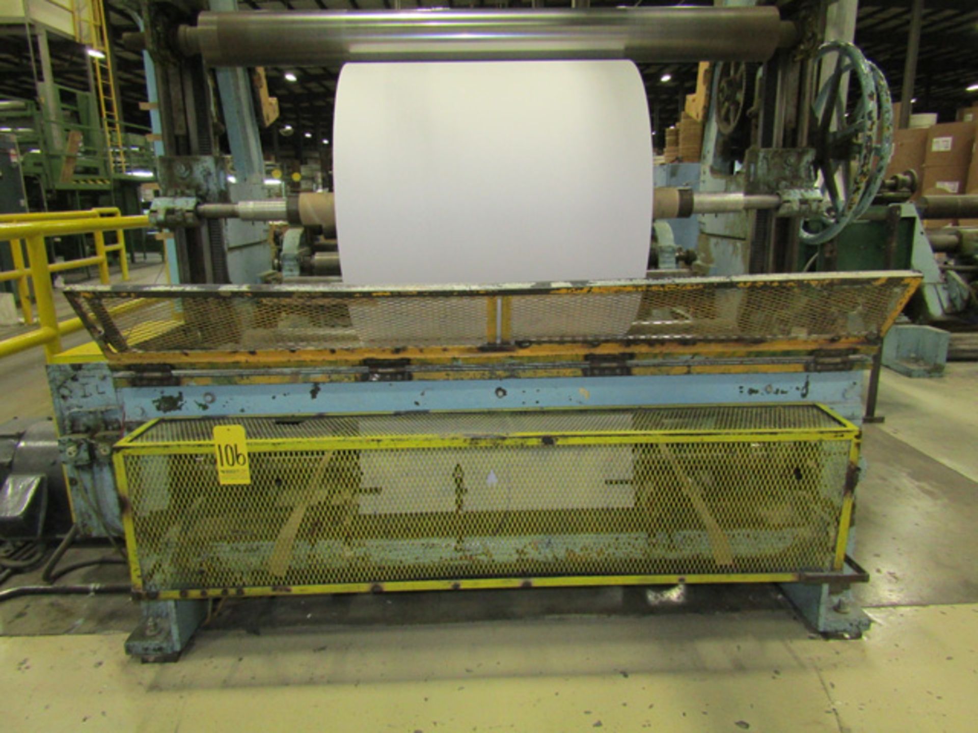 60'' Cameron Mdl 14 Slitter Rewinder. Shaftless Backstand For Maximum 84'' Diameter. 16'' Dual - Image 2 of 4