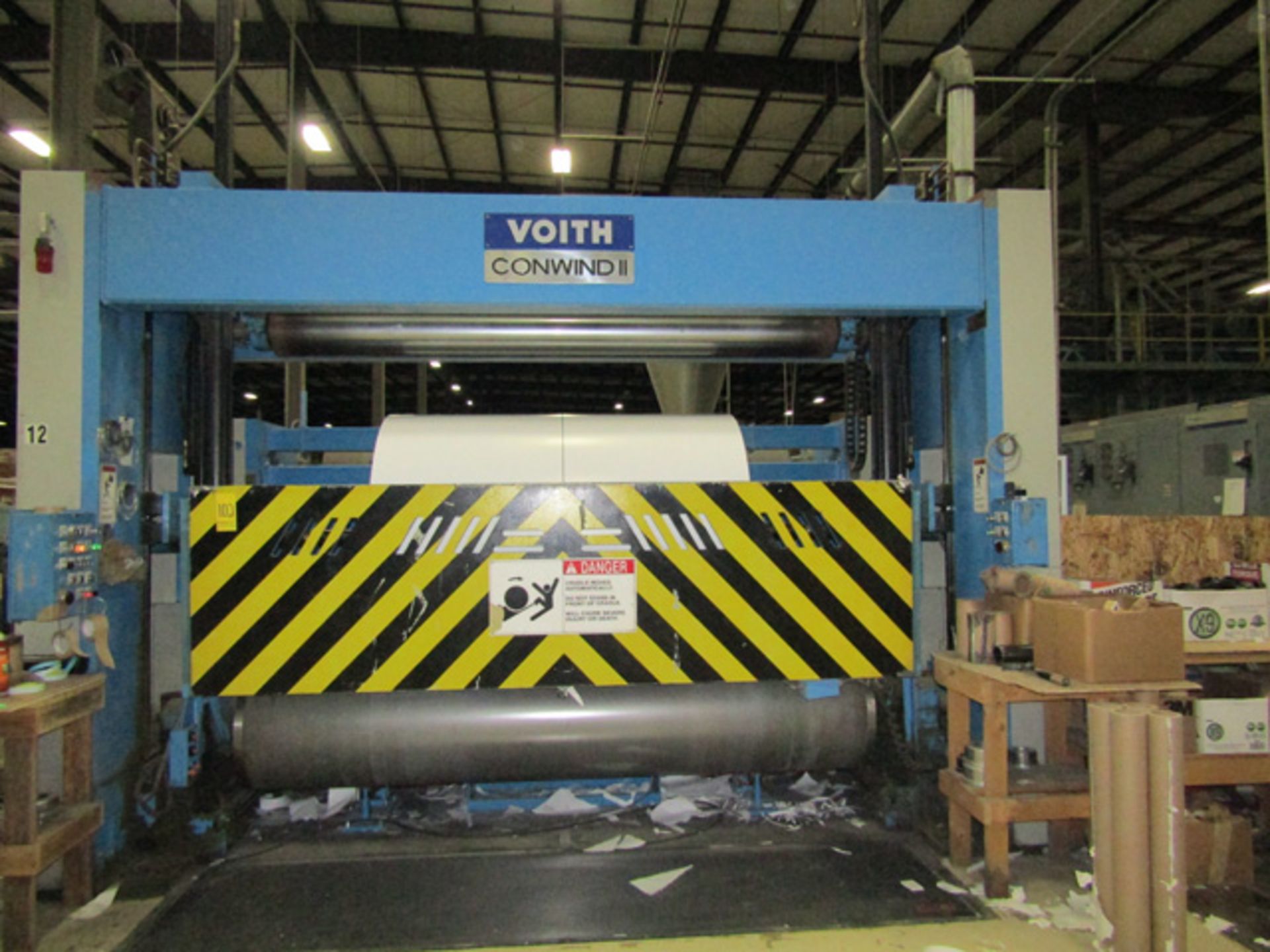 110'' Voith Conwind II Two Drum Slitter Rewinder. Manufactured In 2004. Shaftless Unwind Stand Mdl - Image 2 of 6