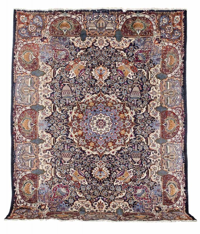 Persisch-Kashmar-Teppich zweite Hälfte des 20. Jahrhunderts, Senneh-Knote, 383*288 cm Persian-