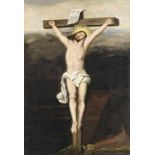 Österreichischer Maler, zweite Hälfte des 19. JH - Christus am Kreuz 97*66 cm, Öl auf Leinwand