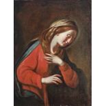 Nord-italienischer Maler, um 1700 - Madonna 94*69 cm, Öl auf Leinwand verdoppelt Norhtern-Italian