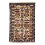 Afganisch-Teppich um 2000, Ghiordes-Knote, 132*87 cm Afghan-rug around 2000, ghiordes-knot, 132*87