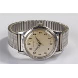 Garrard gentleman's stainless steel wristwatch