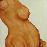 Anthony Egan Nude Figure Signed oil on board 60.5x61cm